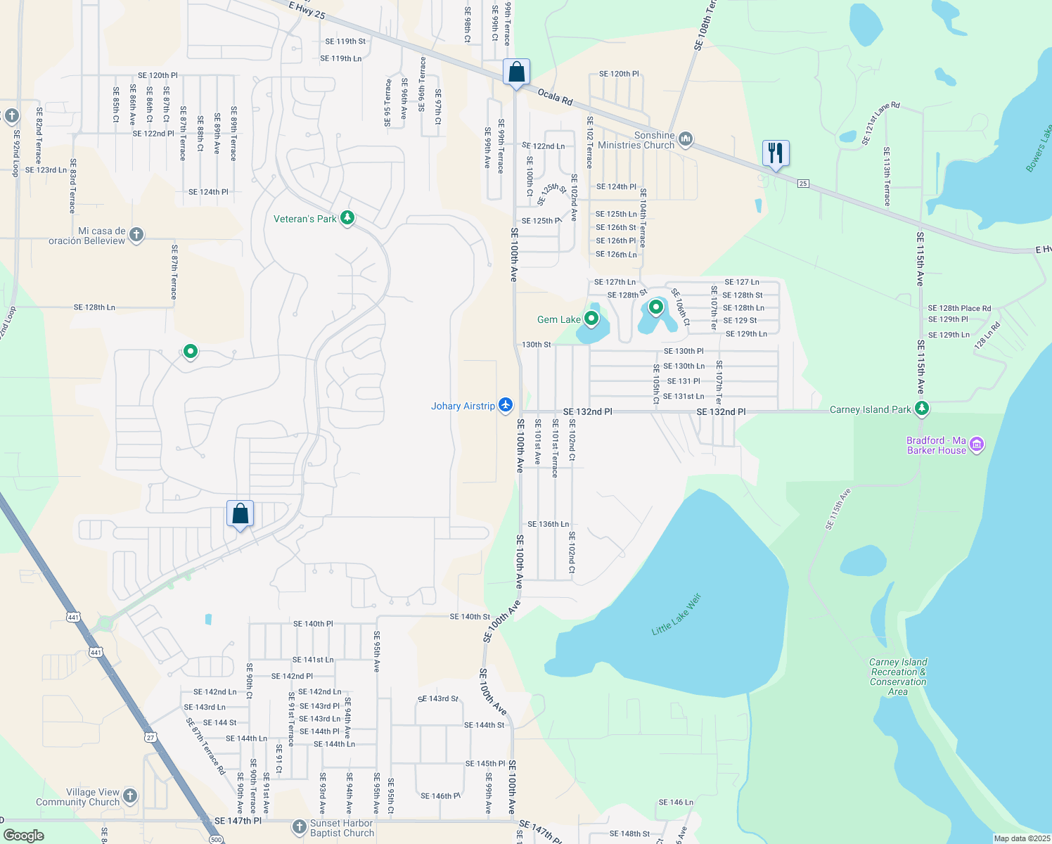 13285 Southeast 100th Avenue, Belleview FL Walk Score