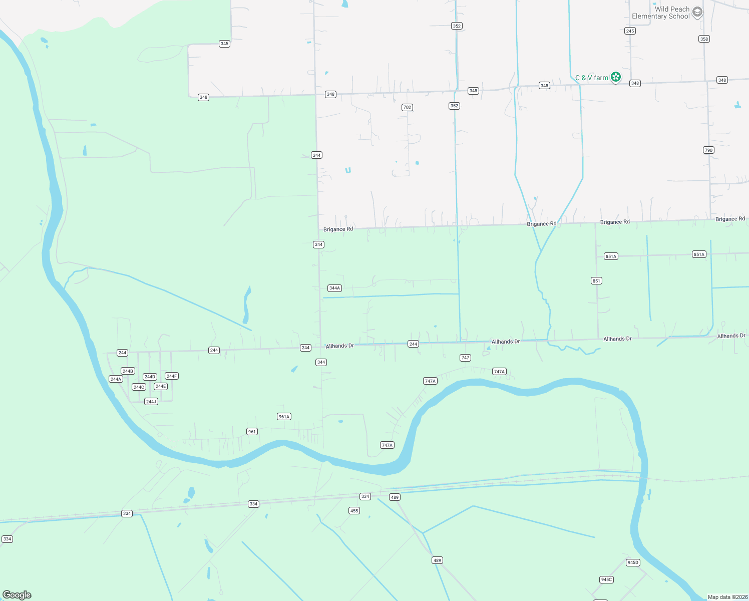 map of restaurants, bars, coffee shops, grocery stores, and more near 5096 County Road 244 in Brazoria