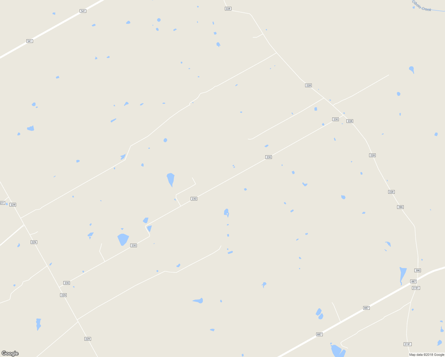 map of restaurants, bars, coffee shops, grocery stores, and more near 1789 County Road 230 in Falls City