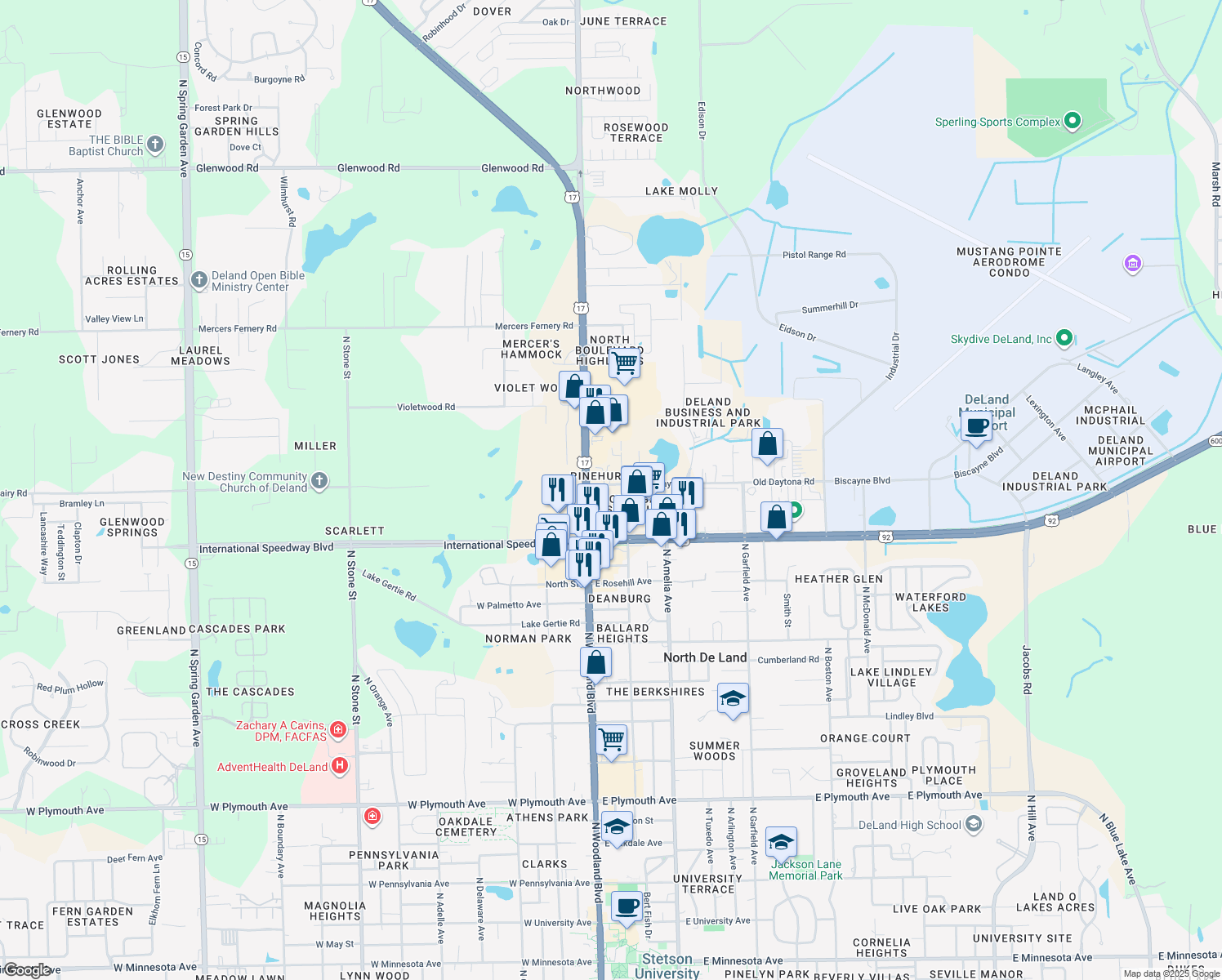 110 Old Daytona Road, DeLand FL Walk Score