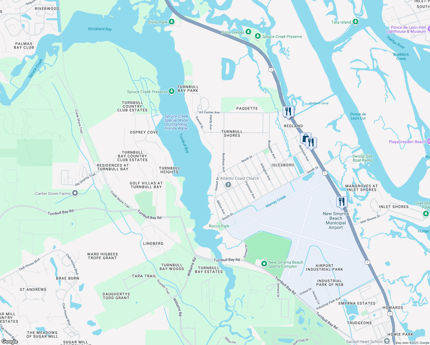 2700 Sunset Drive, New Smyrna Beach FL Walk Score