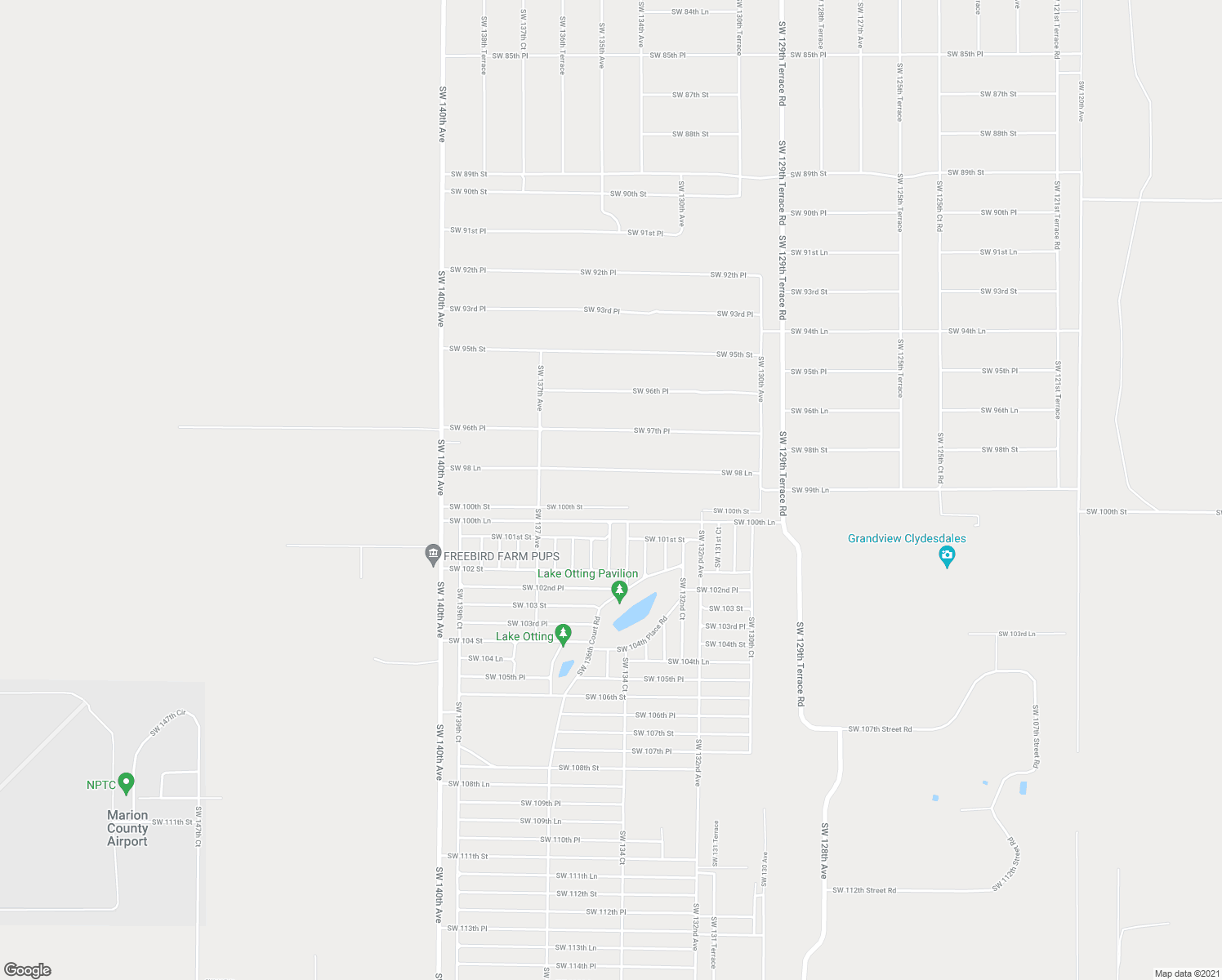 map of restaurants, bars, coffee shops, grocery stores, and more near 13465 Southwest 100th Street in Dunnellon