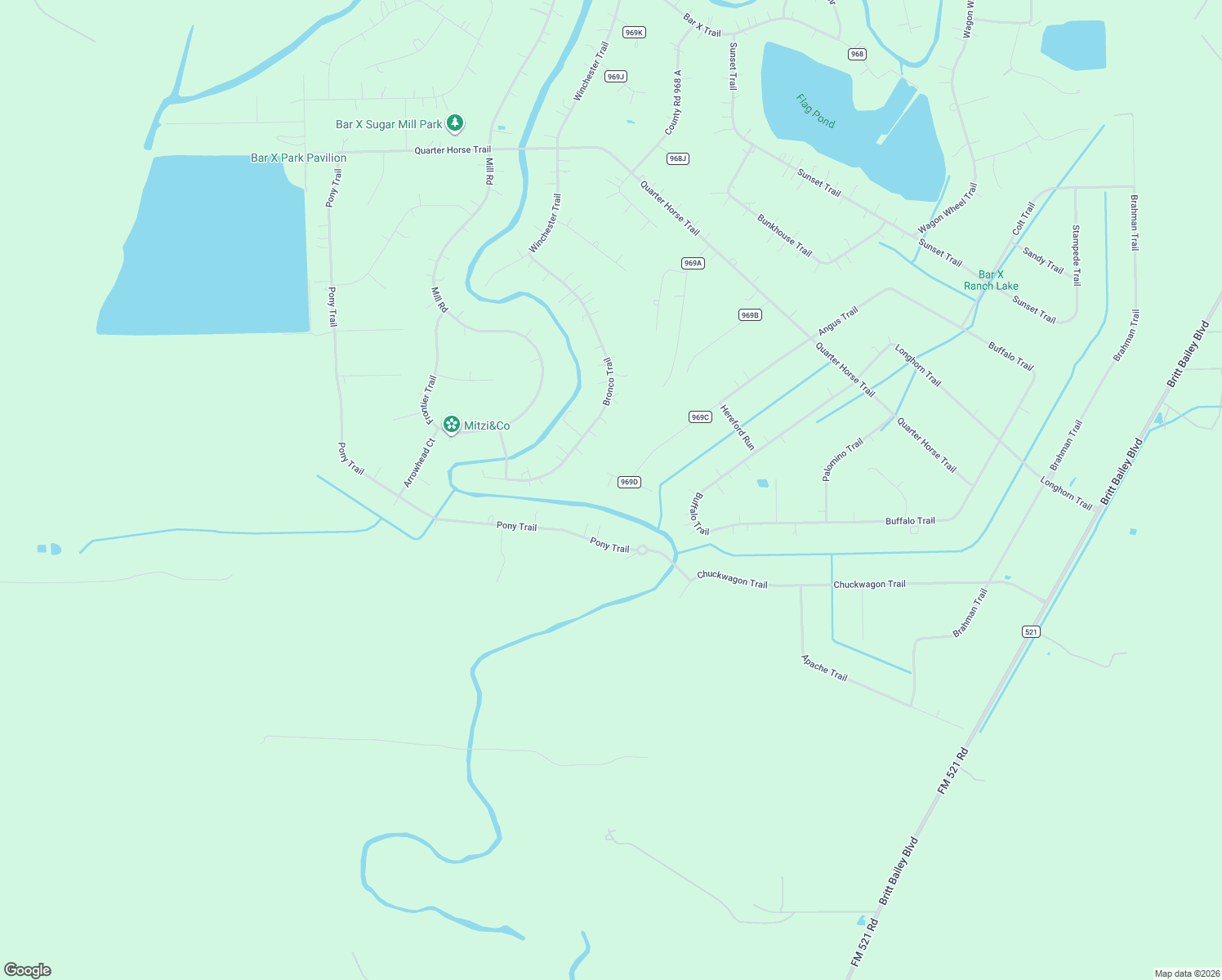 map of restaurants, bars, coffee shops, grocery stores, and more near 1249 Angus Court in Angleton