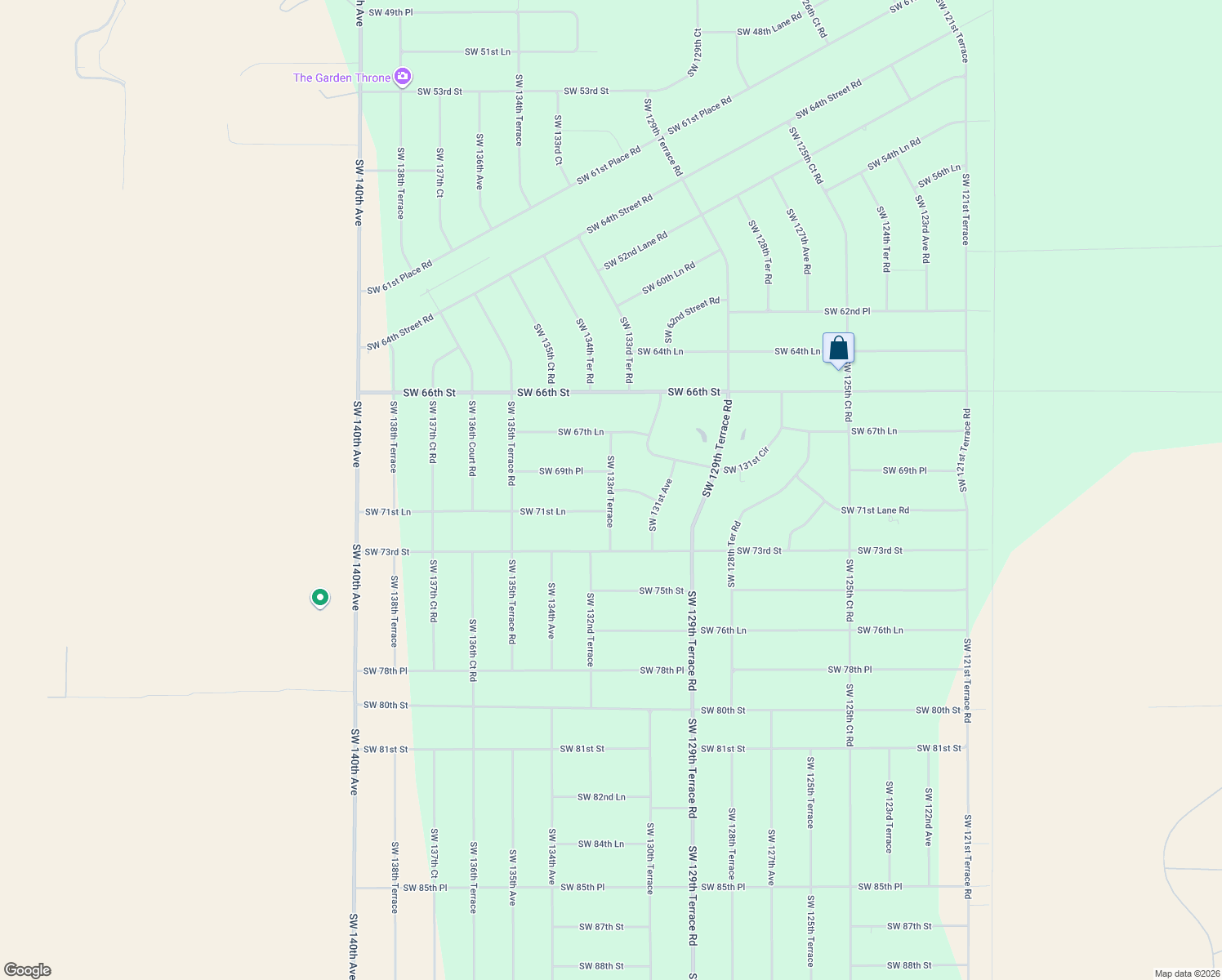 map of restaurants, bars, coffee shops, grocery stores, and more near 13199 Southwest 70th Lane in Ocala