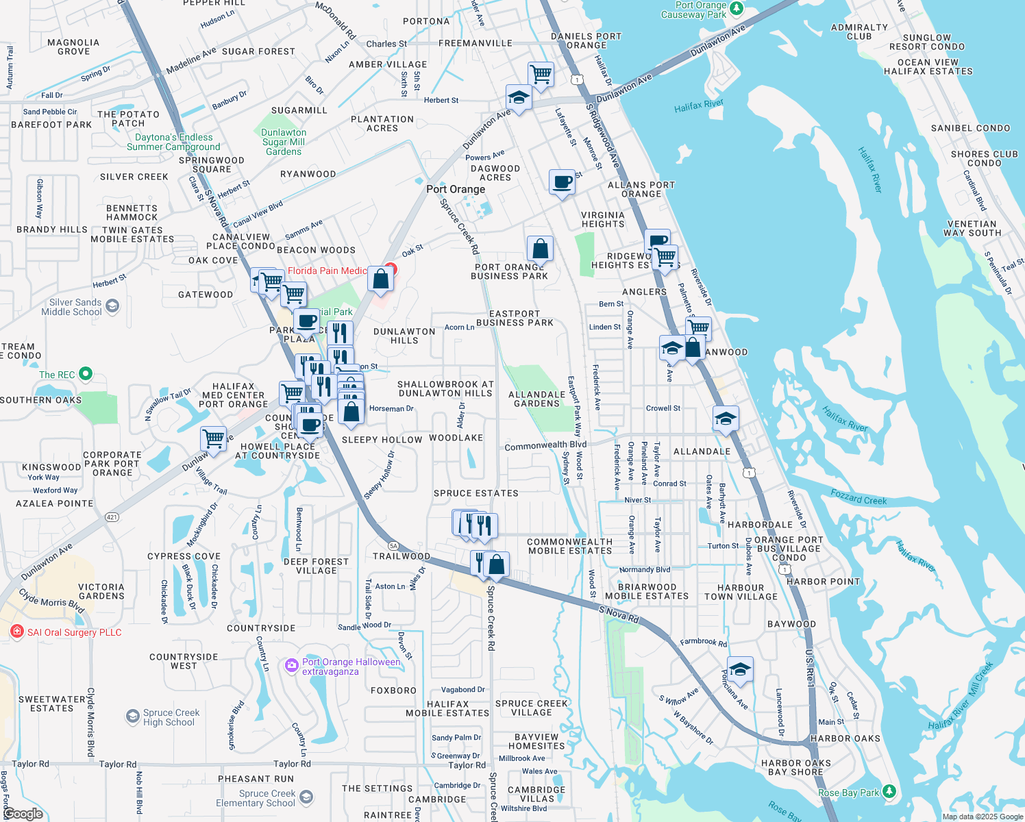 794 Sanders Road, Port Orange FL Walk Score