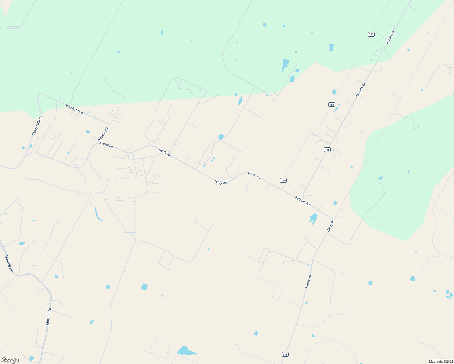 map of restaurants, bars, coffee shops, grocery stores, and more near 5653 Hardy Road in Elmendorf