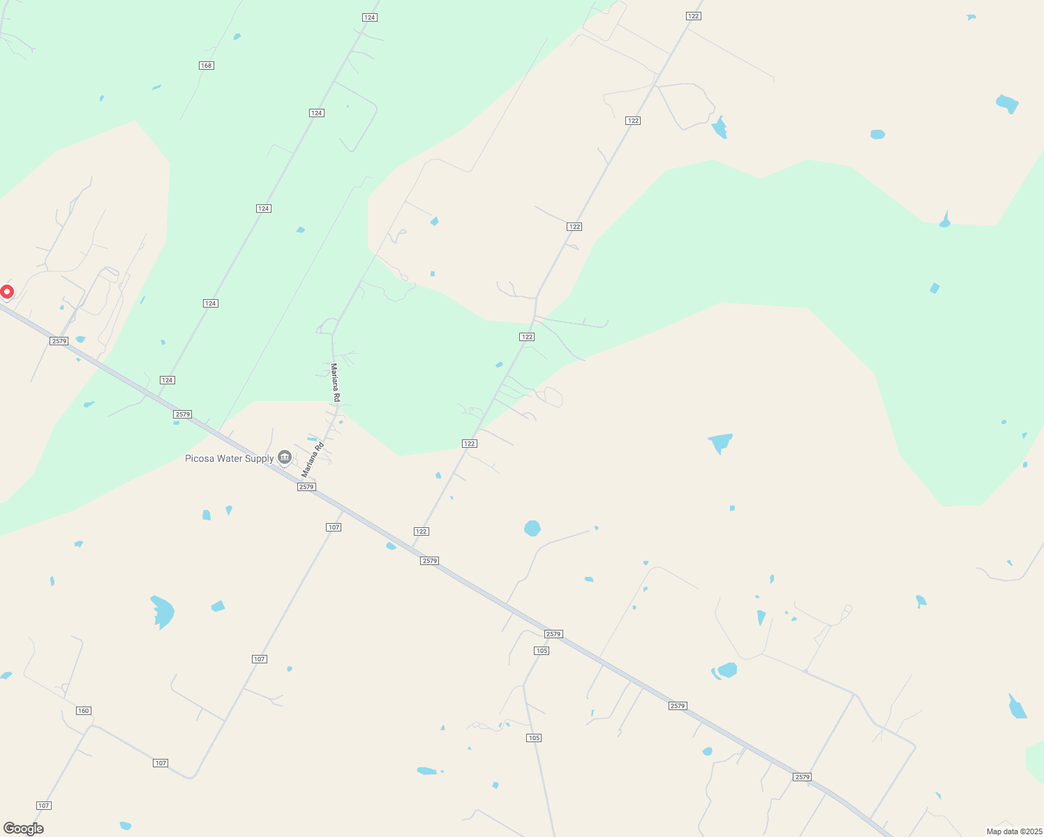 map of restaurants, bars, coffee shops, grocery stores, and more near 2959 County Road 122 in Floresville