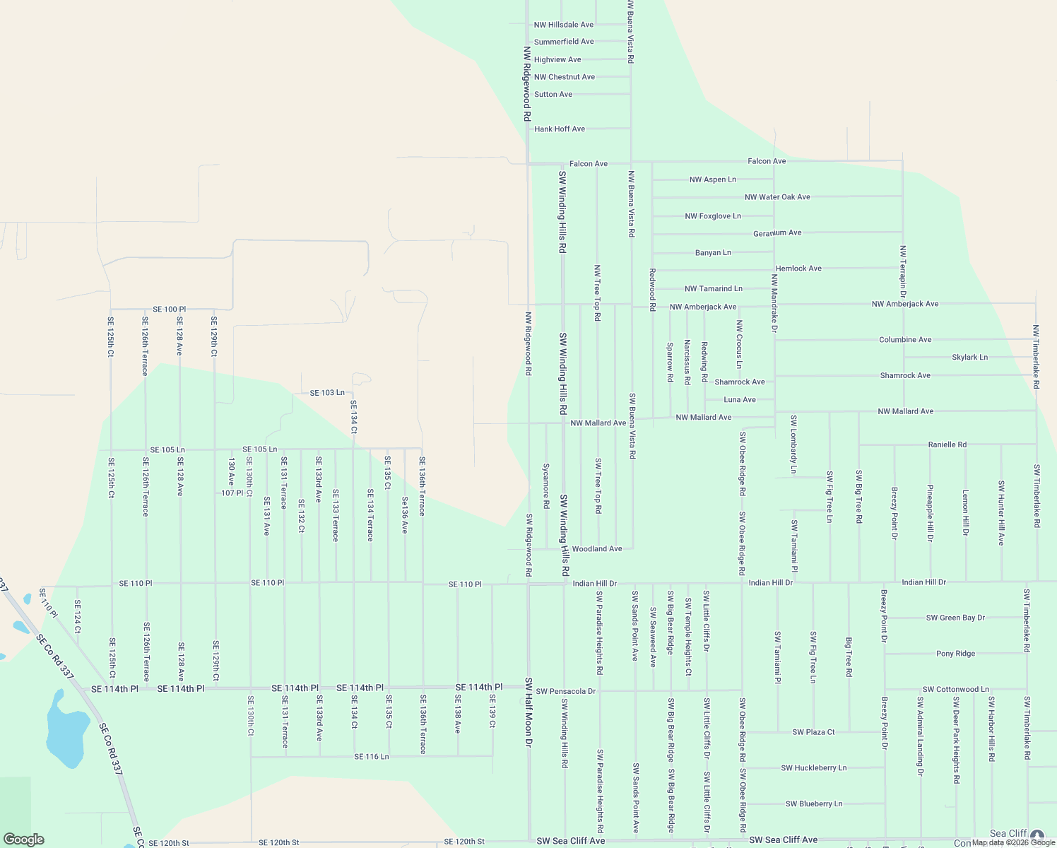map of restaurants, bars, coffee shops, grocery stores, and more near 620 SW Ridgewood Rd in Dunnellon