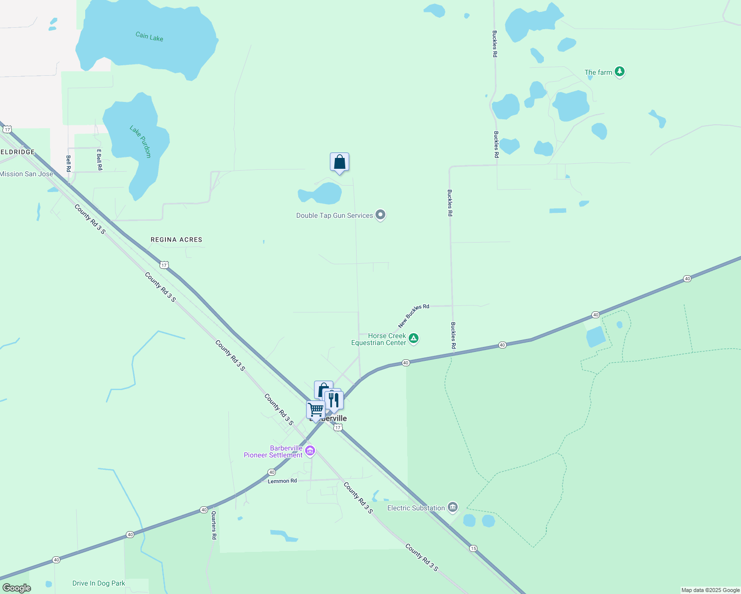 map of restaurants, bars, coffee shops, grocery stores, and more near 326 Church Street in Pierson