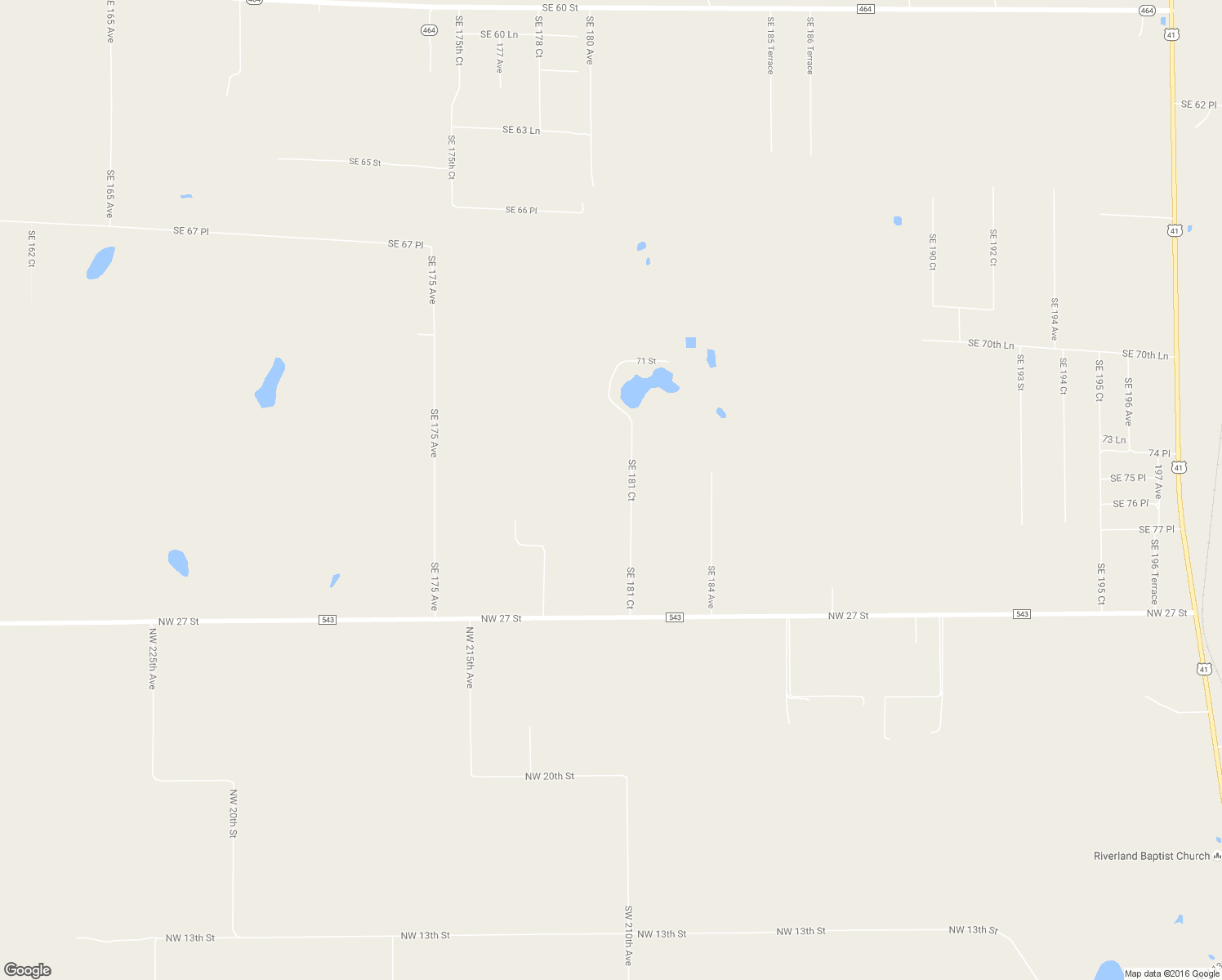 map of restaurants, bars, coffee shops, grocery stores, and more near 7630 Southeast 181 Court in Morriston