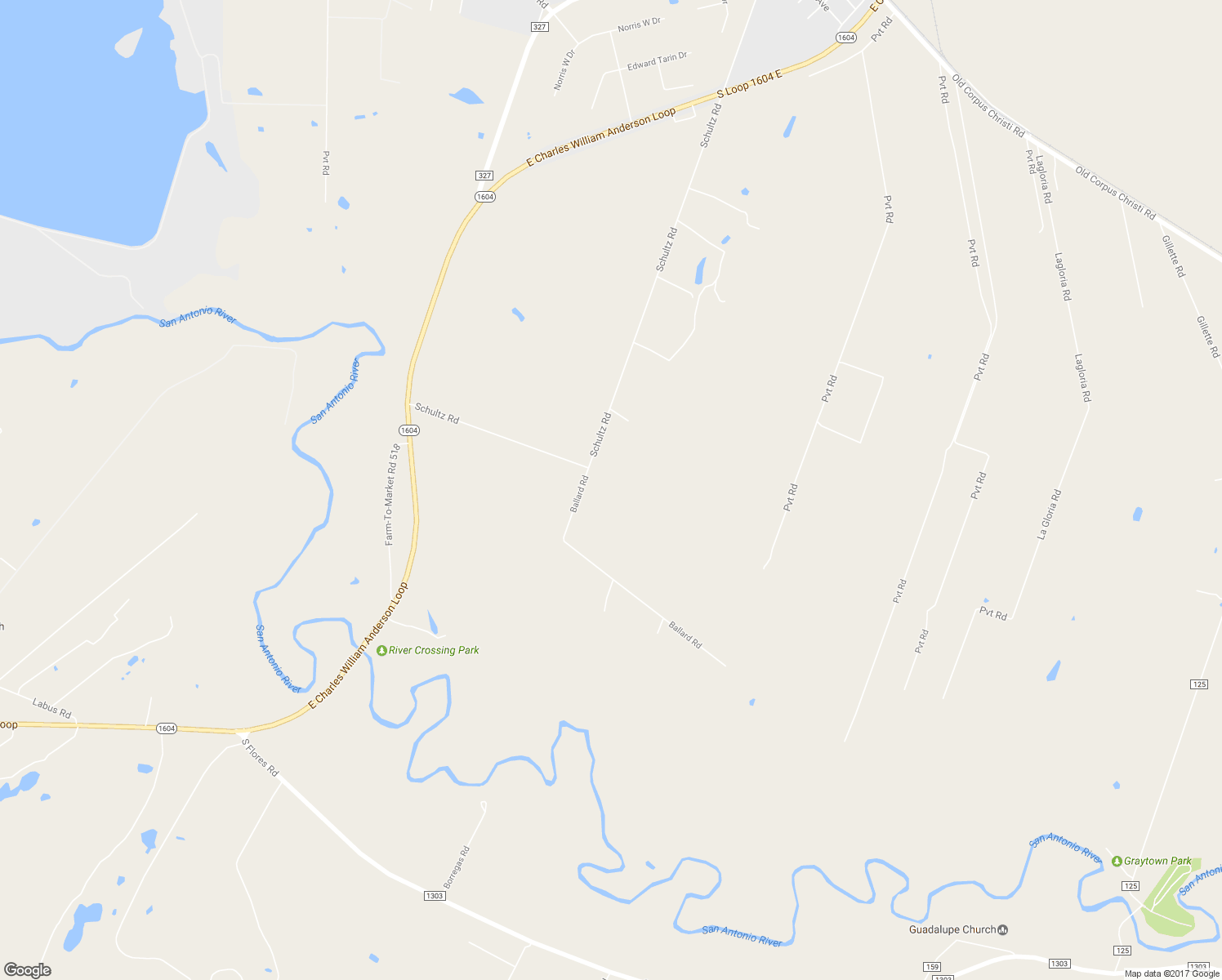 map of restaurants, bars, coffee shops, grocery stores, and more near 19424 Ballard Road in Elmendorf