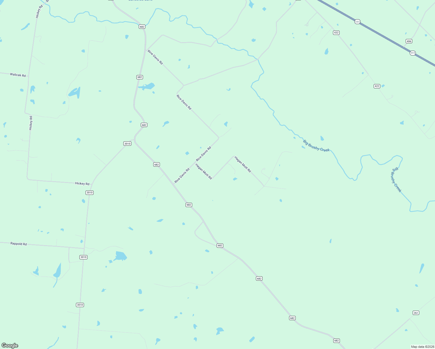 map of restaurants, bars, coffee shops, grocery stores, and more near 253 Hagan Mott Road in Yoakum