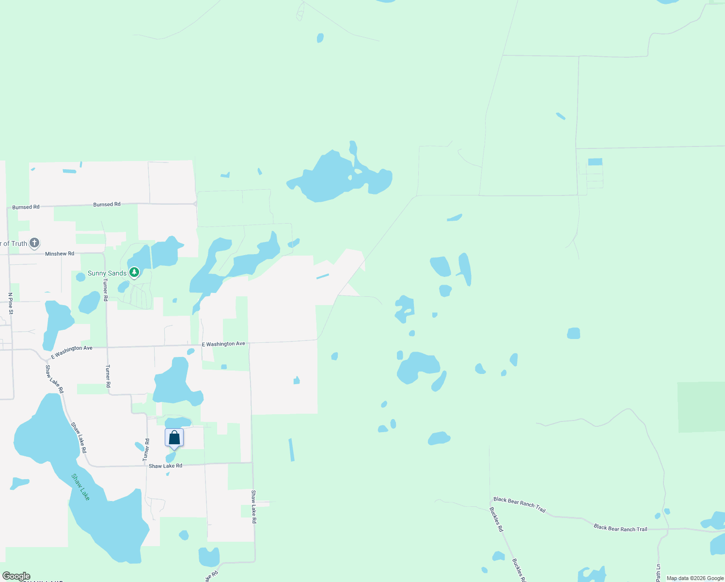 map of restaurants, bars, coffee shops, grocery stores, and more near 1020 Phelps Lane in Pierson