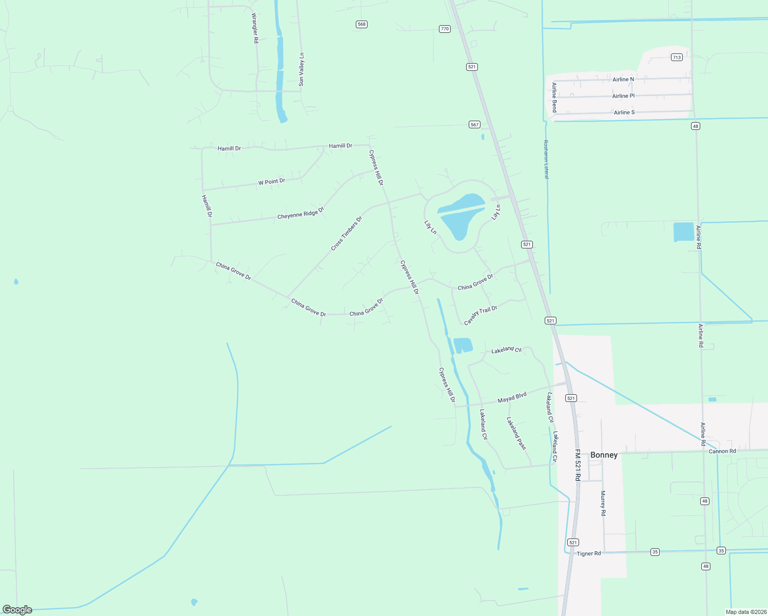 map of restaurants, bars, coffee shops, grocery stores, and more near 17826 Indian Forest Court in Rosharon