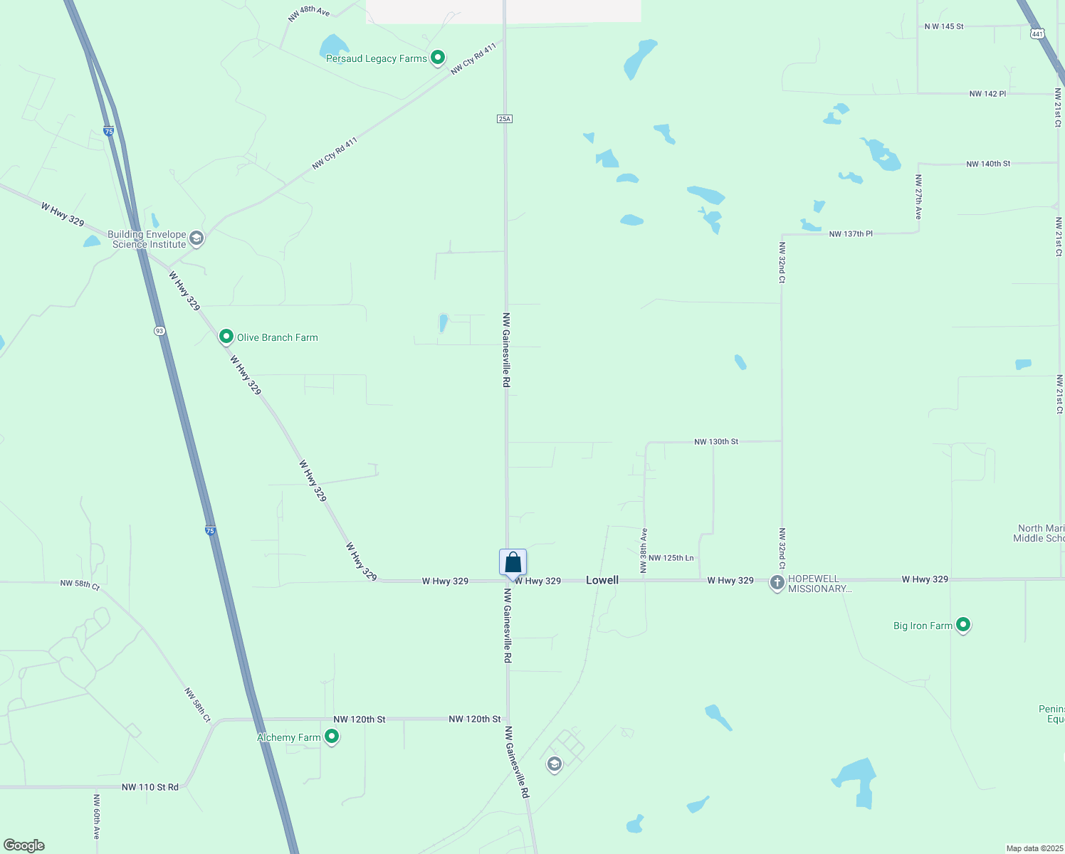 13025 Northwest Gainesville Road, Reddick FL Walk Score