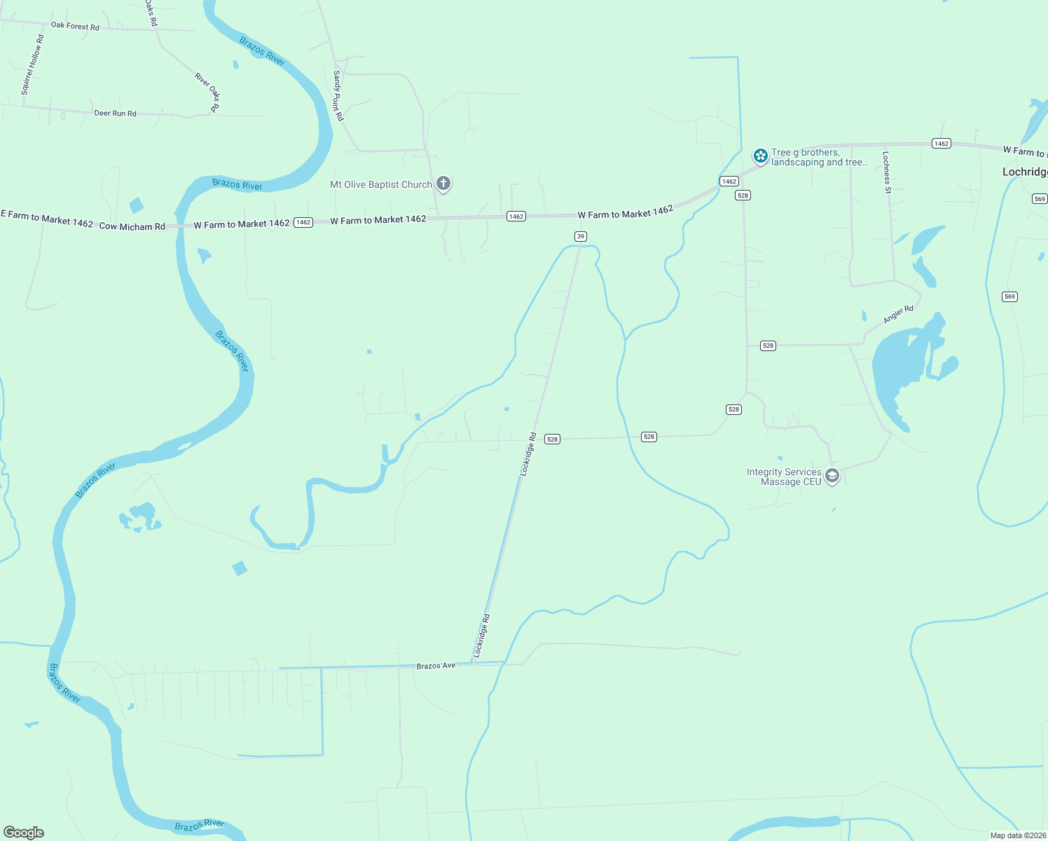 map of restaurants, bars, coffee shops, grocery stores, and more near 18202 County Road 40 in Rosharon