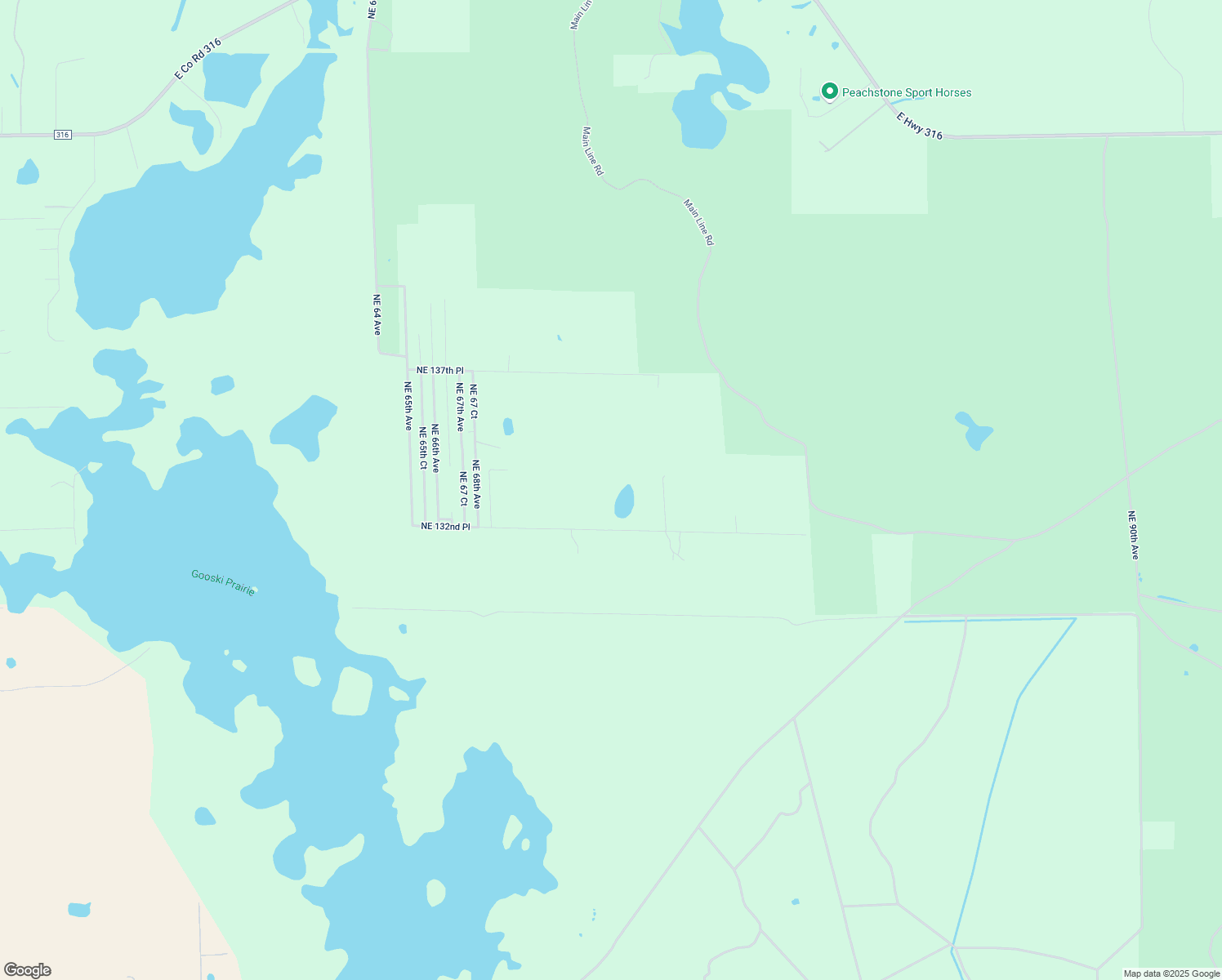 map of restaurants, bars, coffee shops, grocery stores, and more near 7261 Northeast 132nd Place in Citra