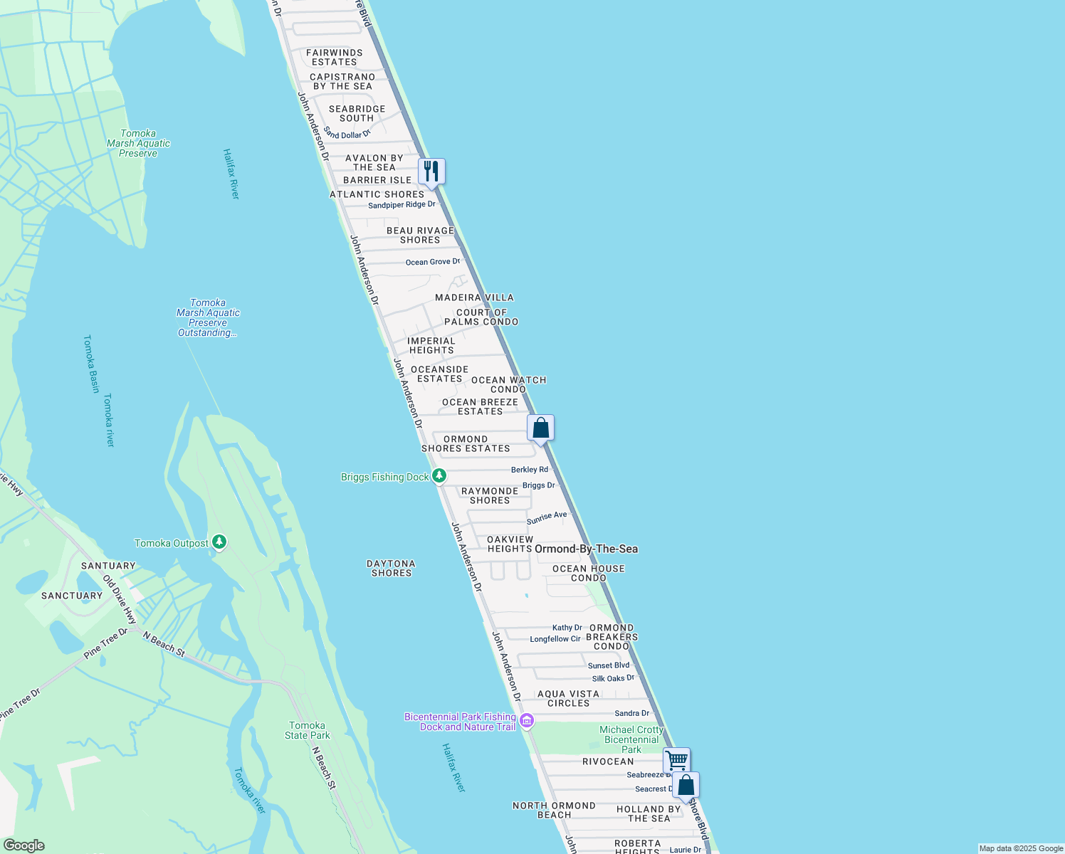 Ocean Shore Boulevard Ormond Beach Fl Ocean Shore Boulevard Ormond Beach Fl