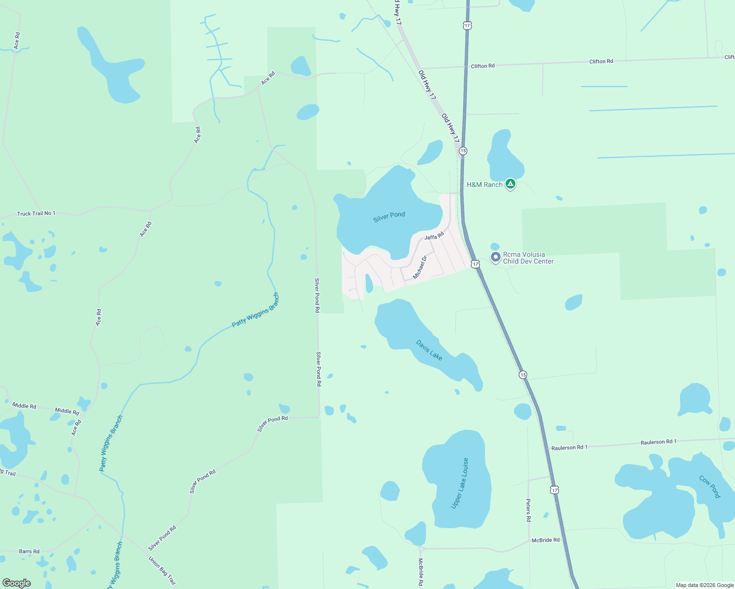 map of restaurants, bars, coffee shops, grocery stores, and more near 226 Jaffa Road in Crescent City