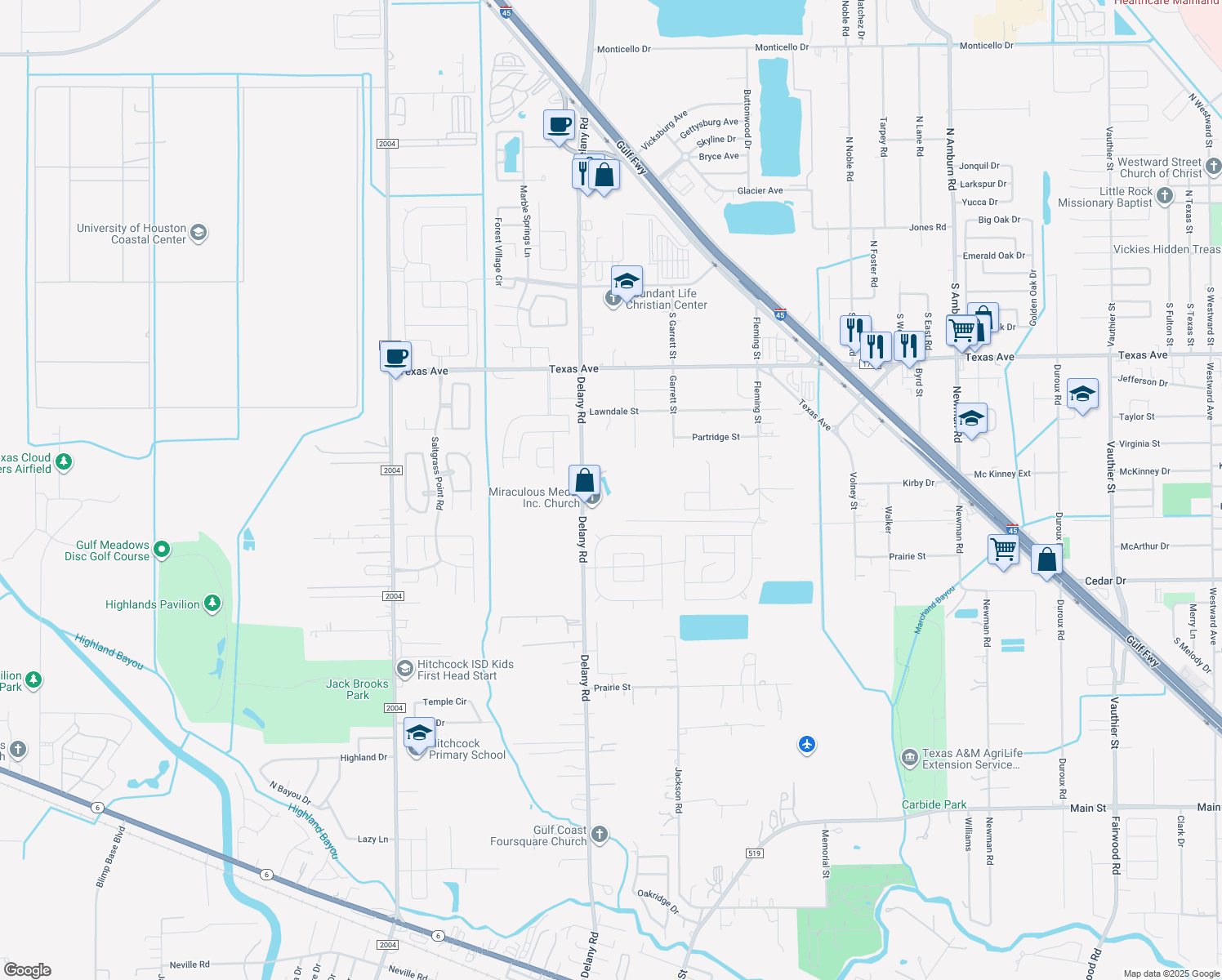 1115 Delaney Street, La Marque TX Walk Score