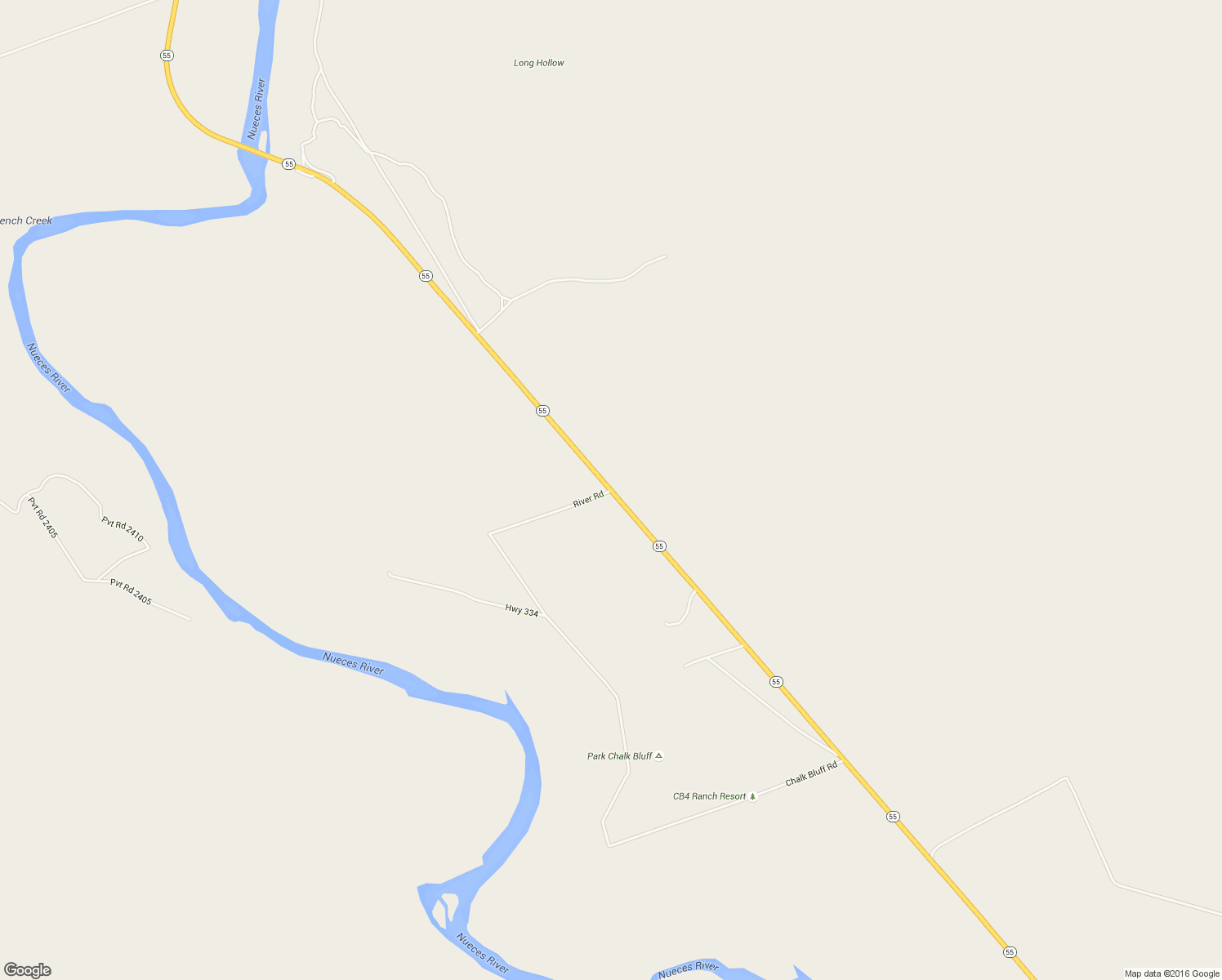 map of restaurants, bars, coffee shops, grocery stores, and more near Texas 55 in Uvalde