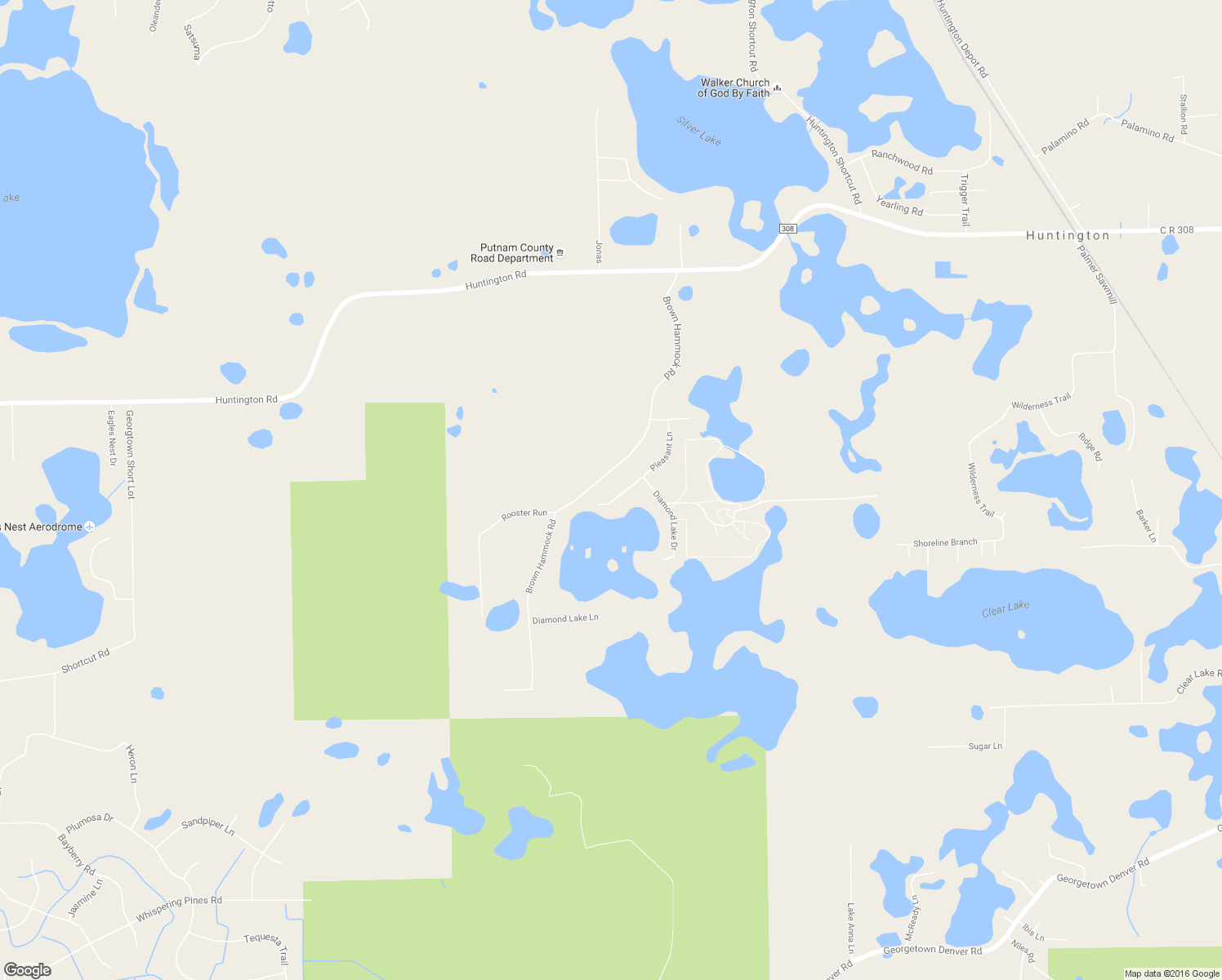 map of restaurants, bars, coffee shops, grocery stores, and more near 228 Brown Hammock Road in Crescent City