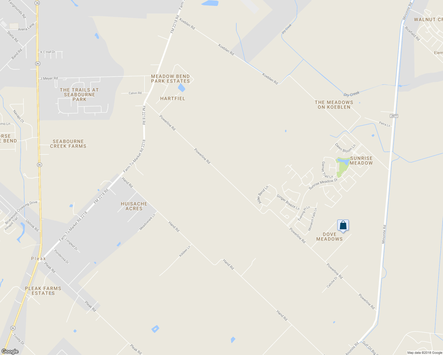 map of restaurants, bars, coffee shops, grocery stores, and more near 6116 Powerline Road in Richmond