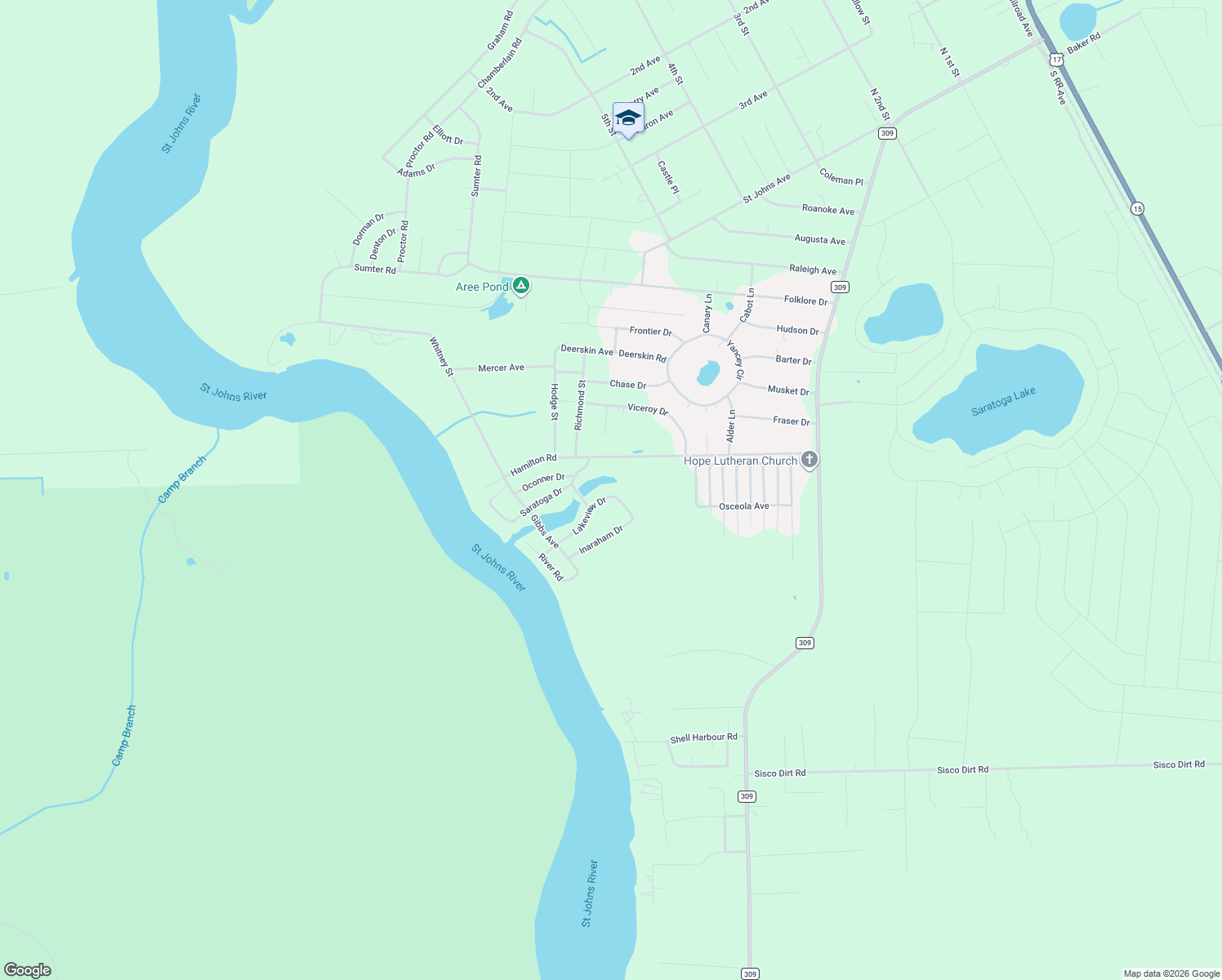 map of restaurants, bars, coffee shops, grocery stores, and more near 230 Lakeview Drive in Satsuma