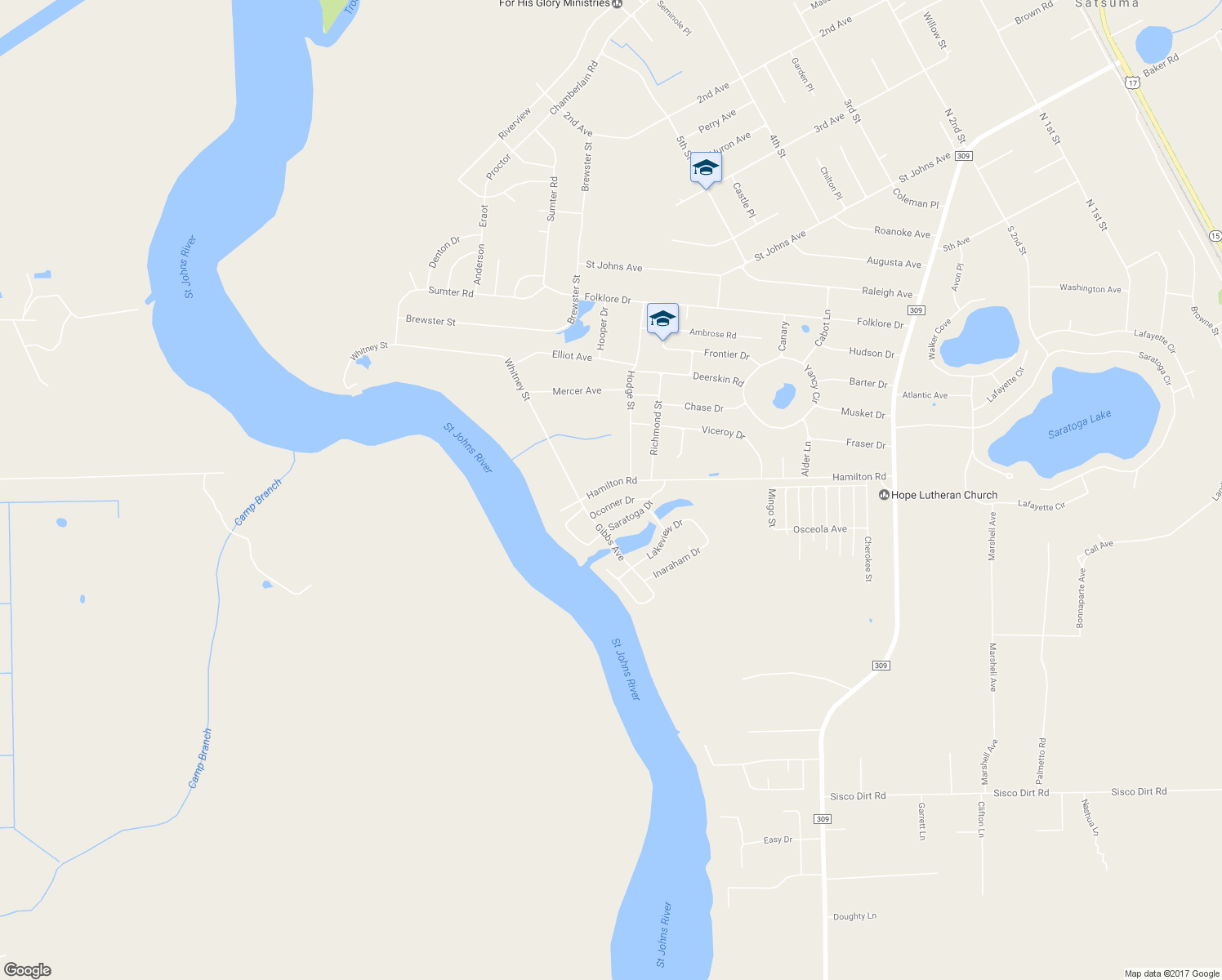 map of restaurants, bars, coffee shops, grocery stores, and more near 449 Hamilton Road in Satsuma