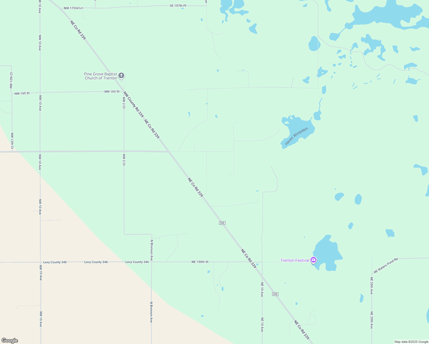 map of restaurants, bars, coffee shops, grocery stores, and more near 15791 Northeast 5 Avenue in Trenton