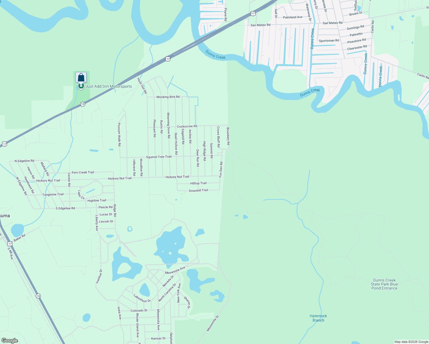 map of restaurants, bars, coffee shops, grocery stores, and more near 218 Summit Road in Satsuma