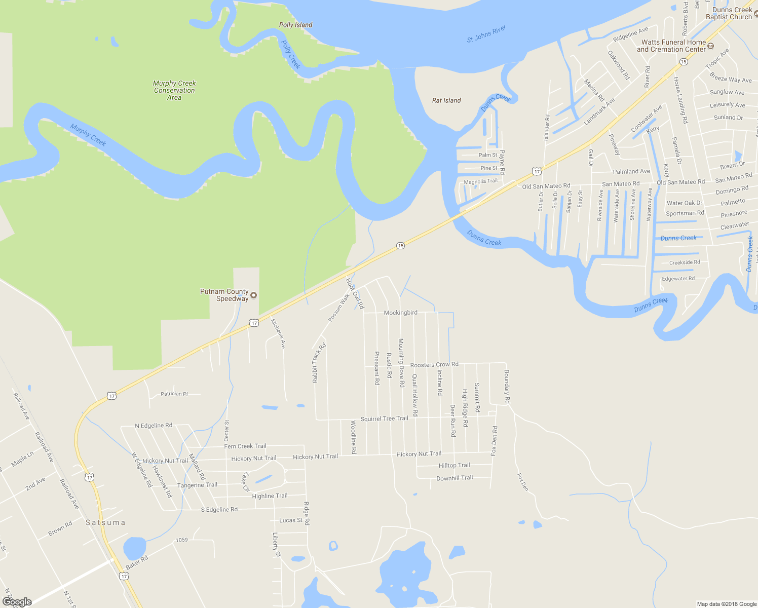 map of restaurants, bars, coffee shops, grocery stores, and more near 114 Pheasant Road in Satsuma