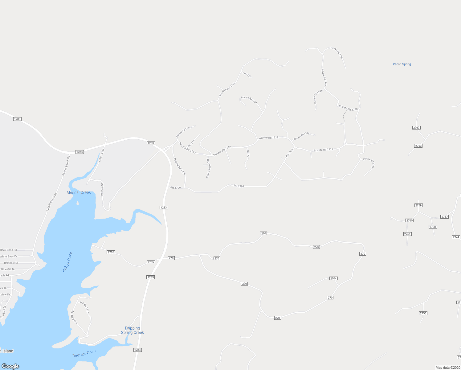 map of restaurants, bars, coffee shops, grocery stores, and more near PR 1709 in Helotes