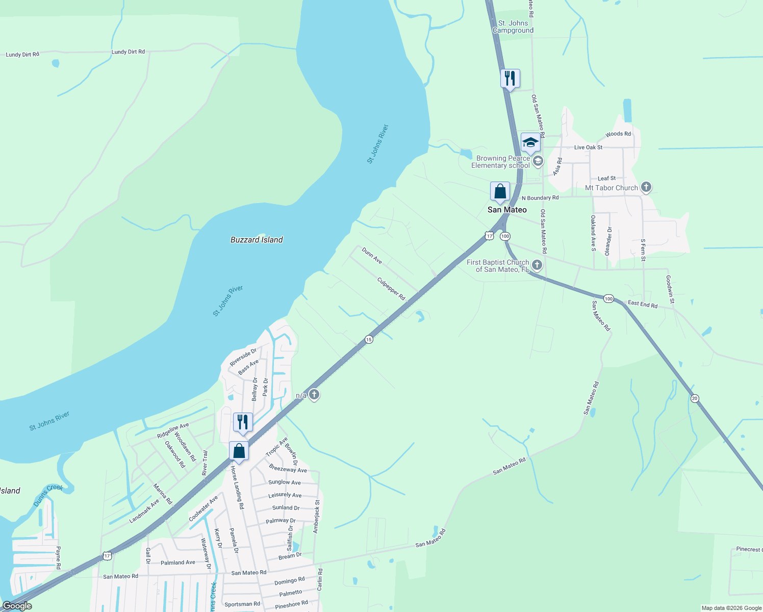 map of restaurants, bars, coffee shops, grocery stores, and more near 106 Browns Road in San Mateo