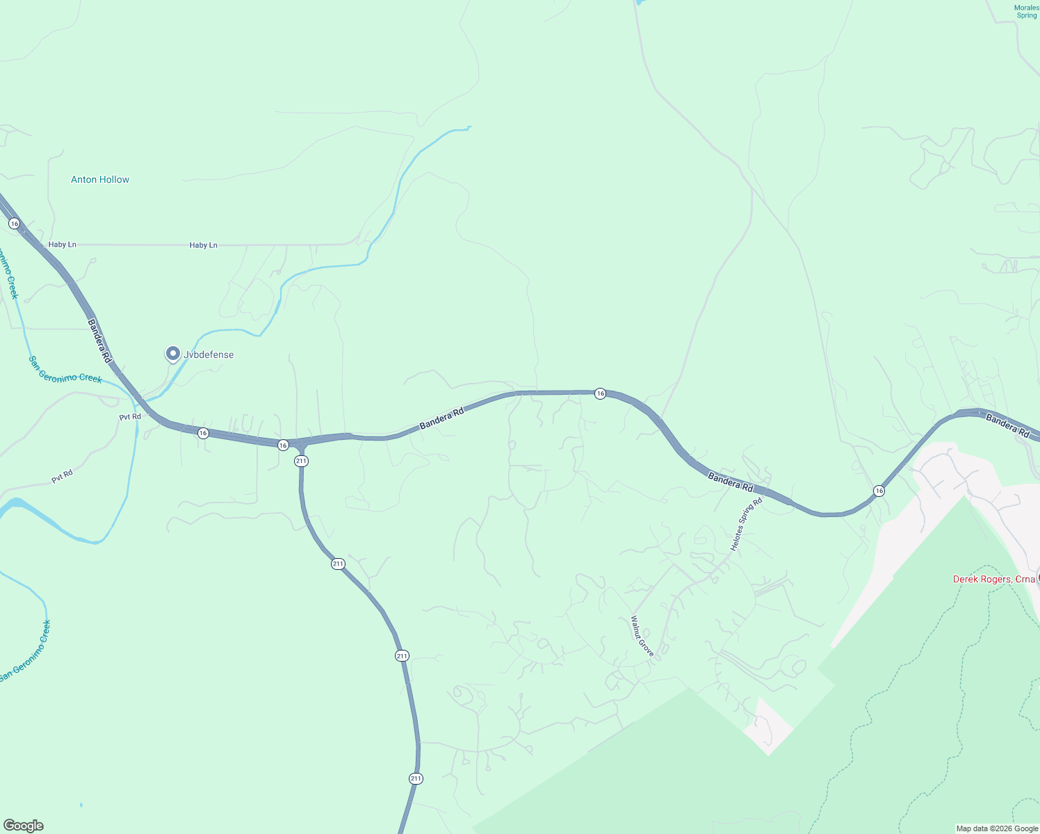 map of restaurants, bars, coffee shops, grocery stores, and more near 18973 Bandera Road in Helotes