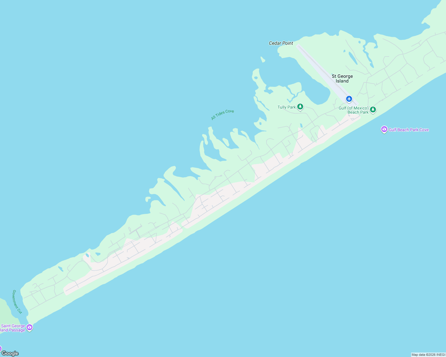 map of restaurants, bars, coffee shops, grocery stores, and more near 1743 Lark Lane in Eastpoint