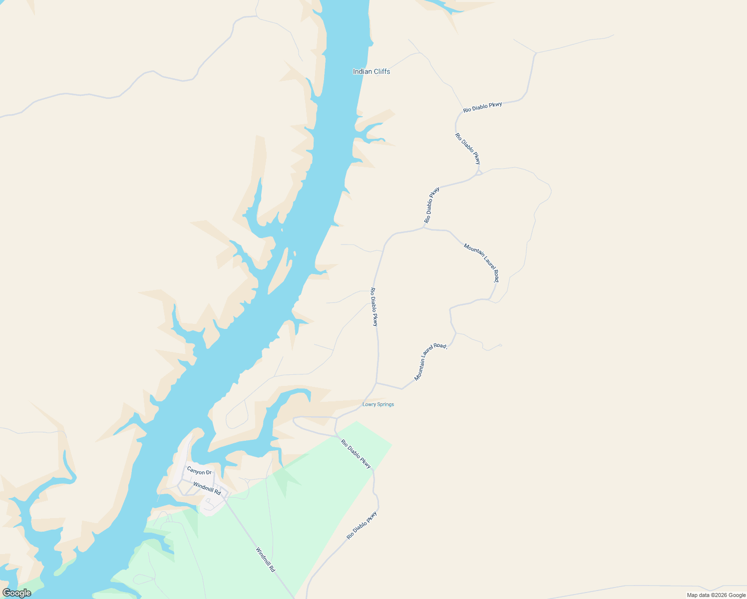 map of restaurants, bars, coffee shops, grocery stores, and more near Summit Drive in Del Rio