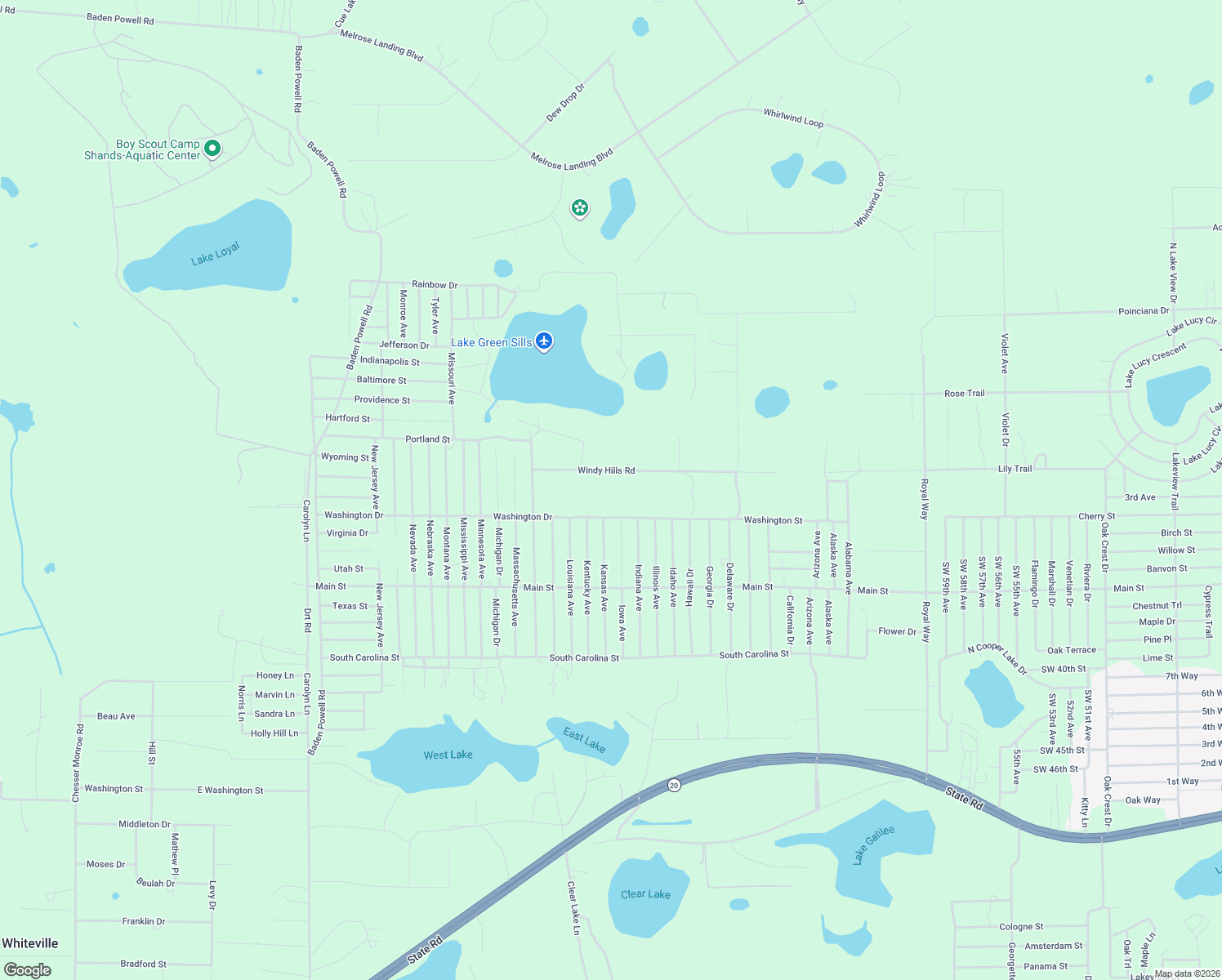 map of restaurants, bars, coffee shops, grocery stores, and more near 151 Windy Hills Road in Hawthorne