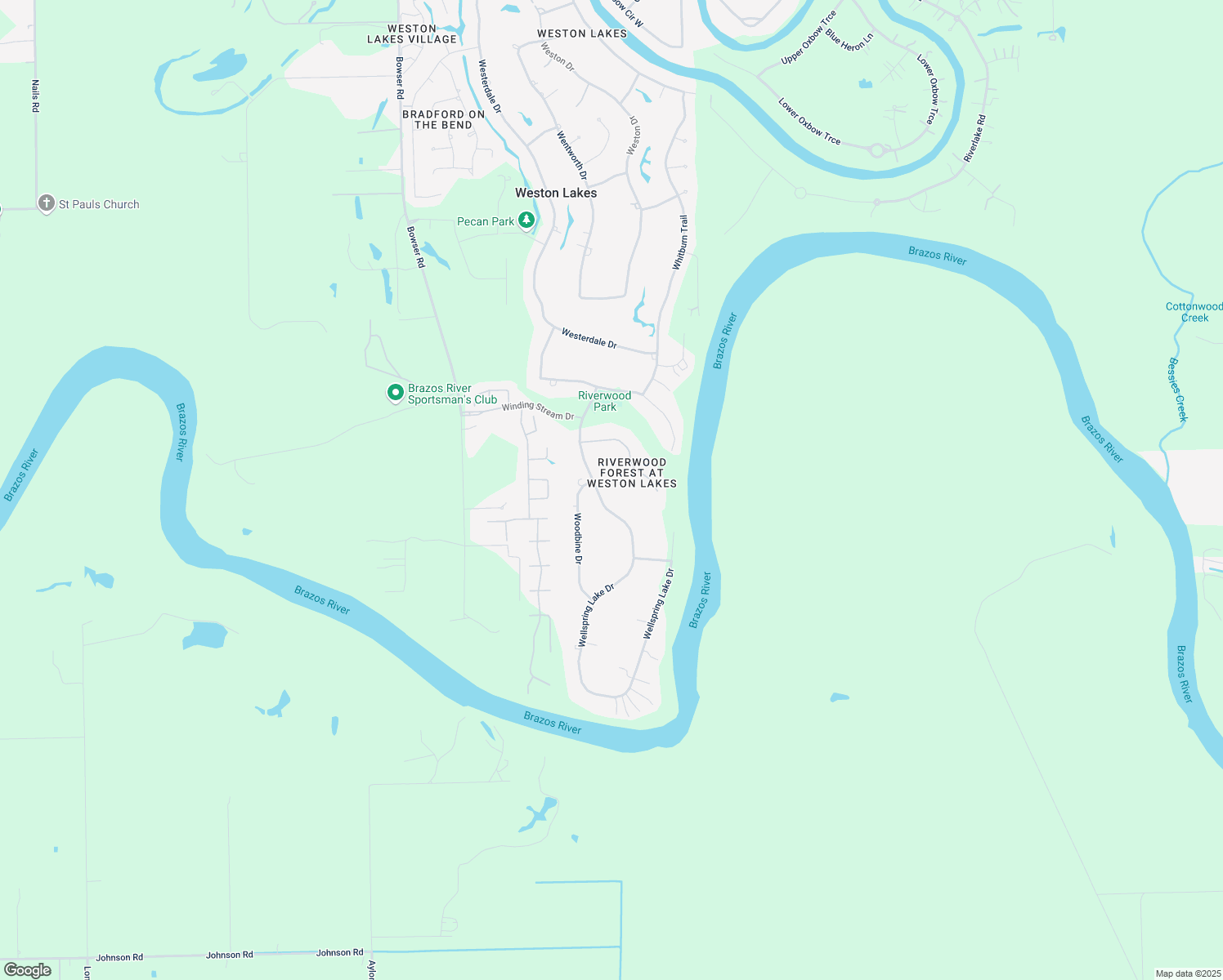 map of restaurants, bars, coffee shops, grocery stores, and more near 3606 Wellspring Lake Drive in Fulshear