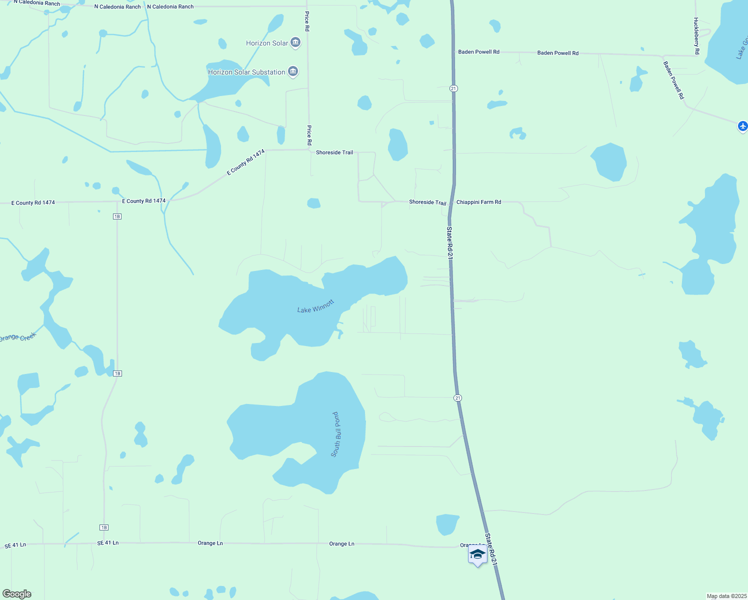map of restaurants, bars, coffee shops, grocery stores, and more near 146 Lake Winnott Road in Hawthorne