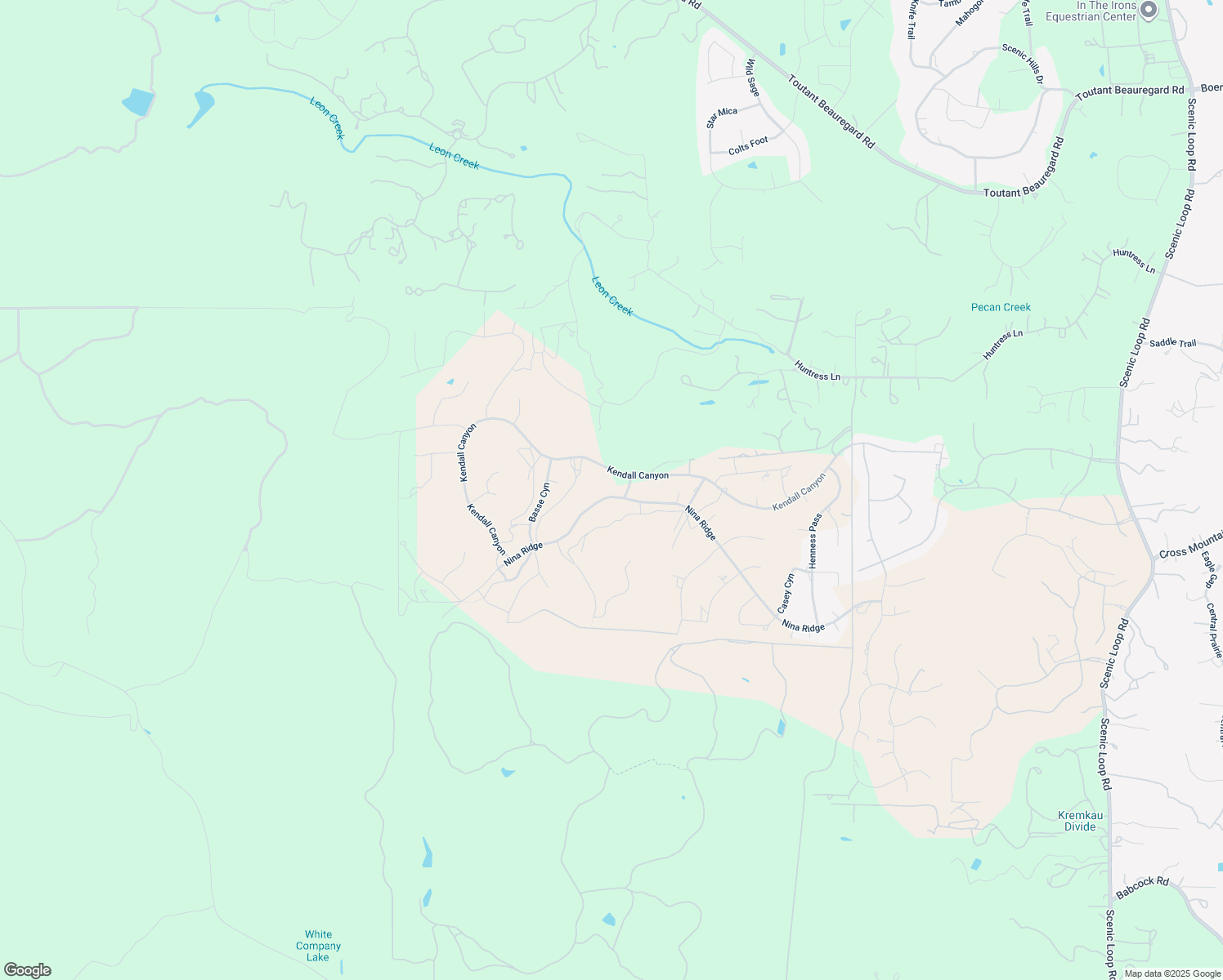 map of restaurants, bars, coffee shops, grocery stores, and more near 10803 Nina Ridge in San Antonio