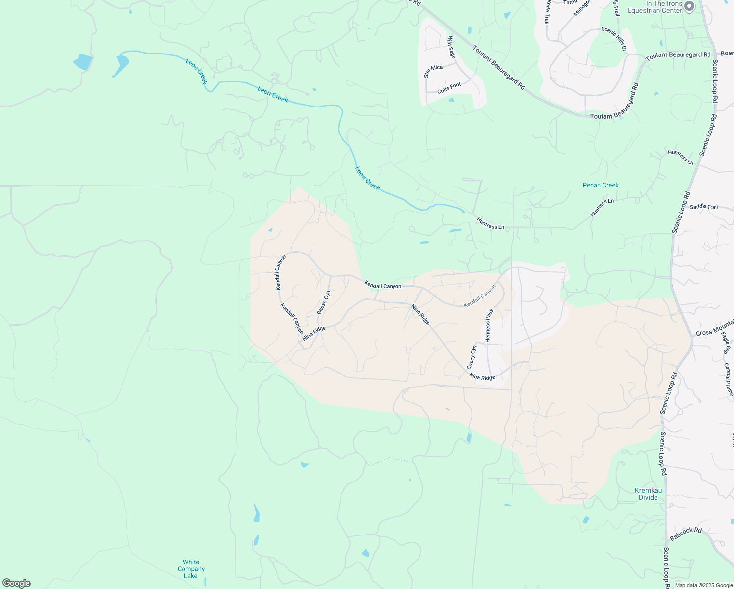 map of restaurants, bars, coffee shops, grocery stores, and more near 10803 Nina Ridge in San Antonio