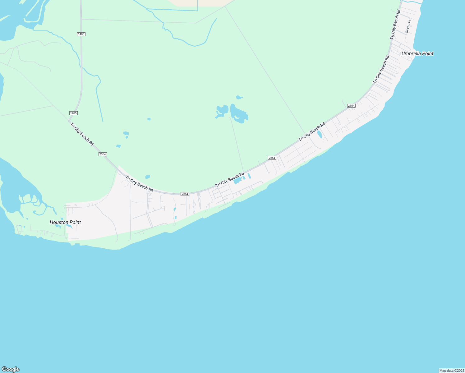 map of restaurants, bars, coffee shops, grocery stores, and more near 7203 Ocean Drive in Beach City