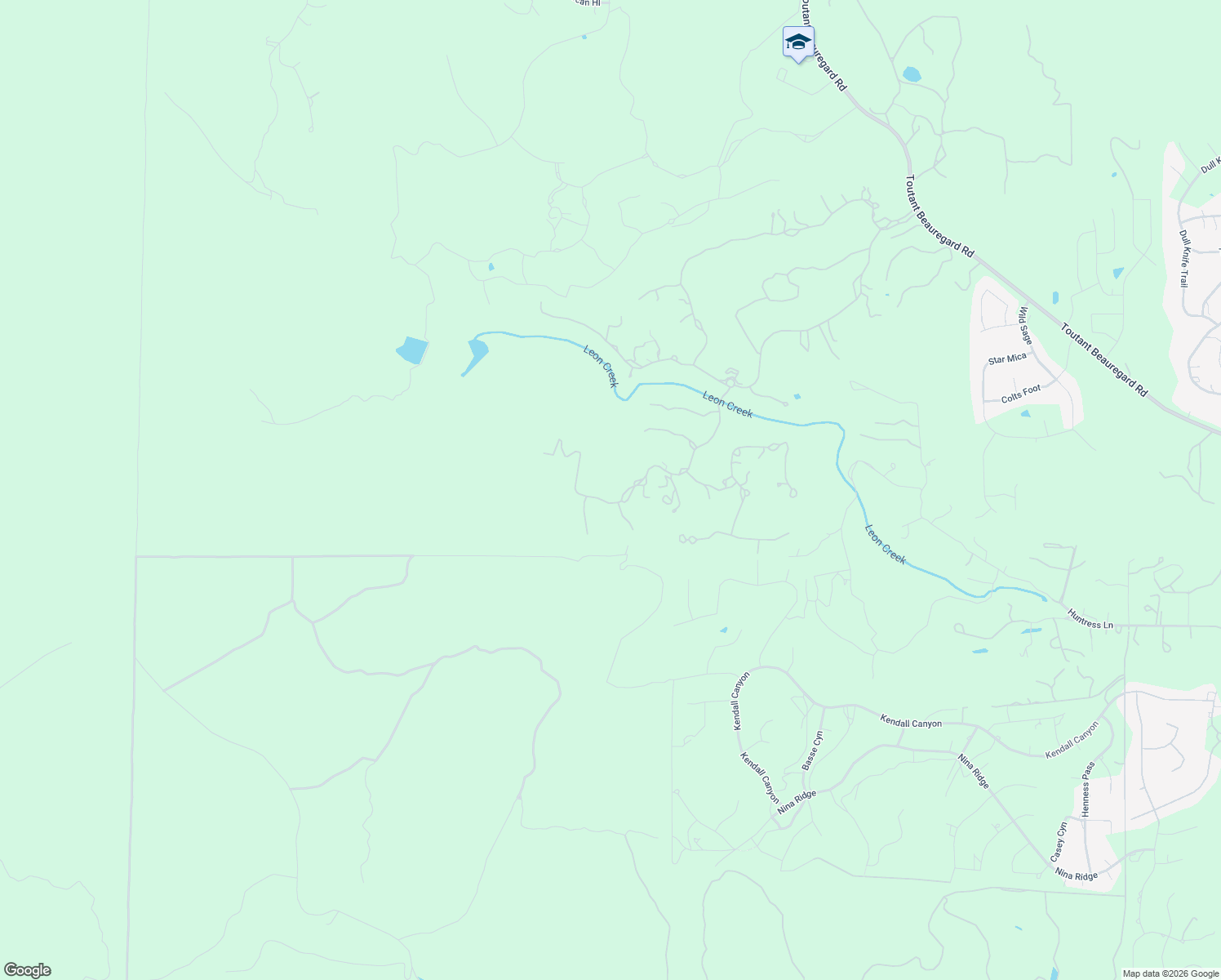 map of restaurants, bars, coffee shops, grocery stores, and more near 24907 Miranda Ridge in Boerne