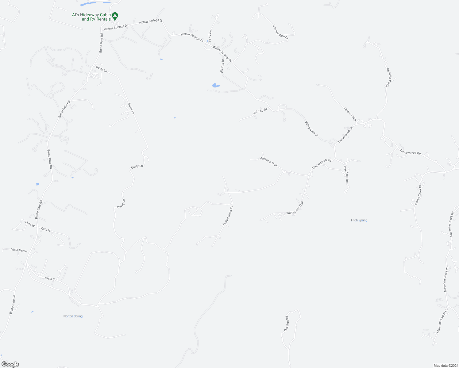 map of restaurants, bars, coffee shops, grocery stores, and more near 100 Star Run in Pipe Creek