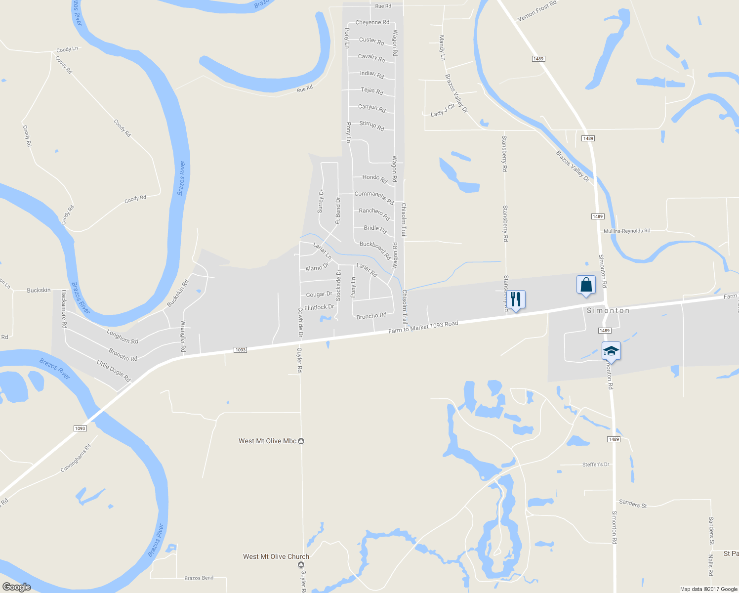 map of restaurants, bars, coffee shops, grocery stores, and more near 311 Sagebrush Road in Wallis