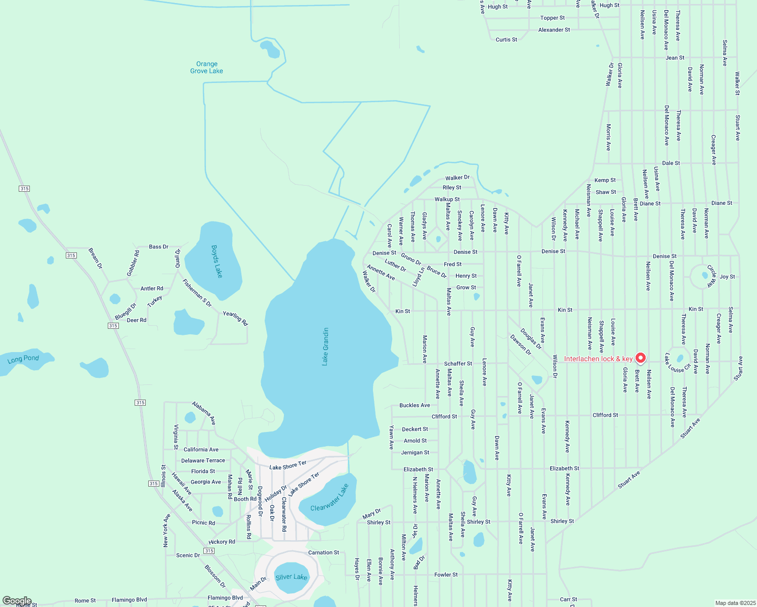 147 Walker Drive Interlachen FL - Lng= 81.876623 