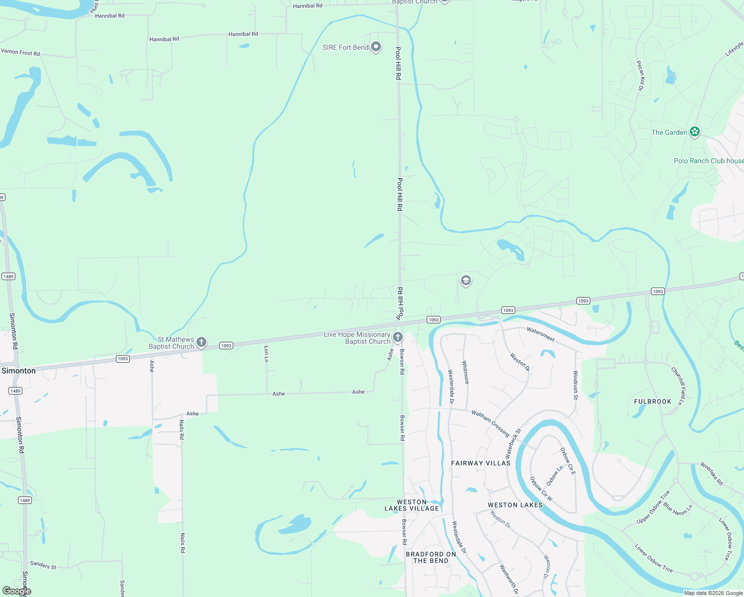 map of restaurants, bars, coffee shops, grocery stores, and more near Reynolds Rd in Fulshear