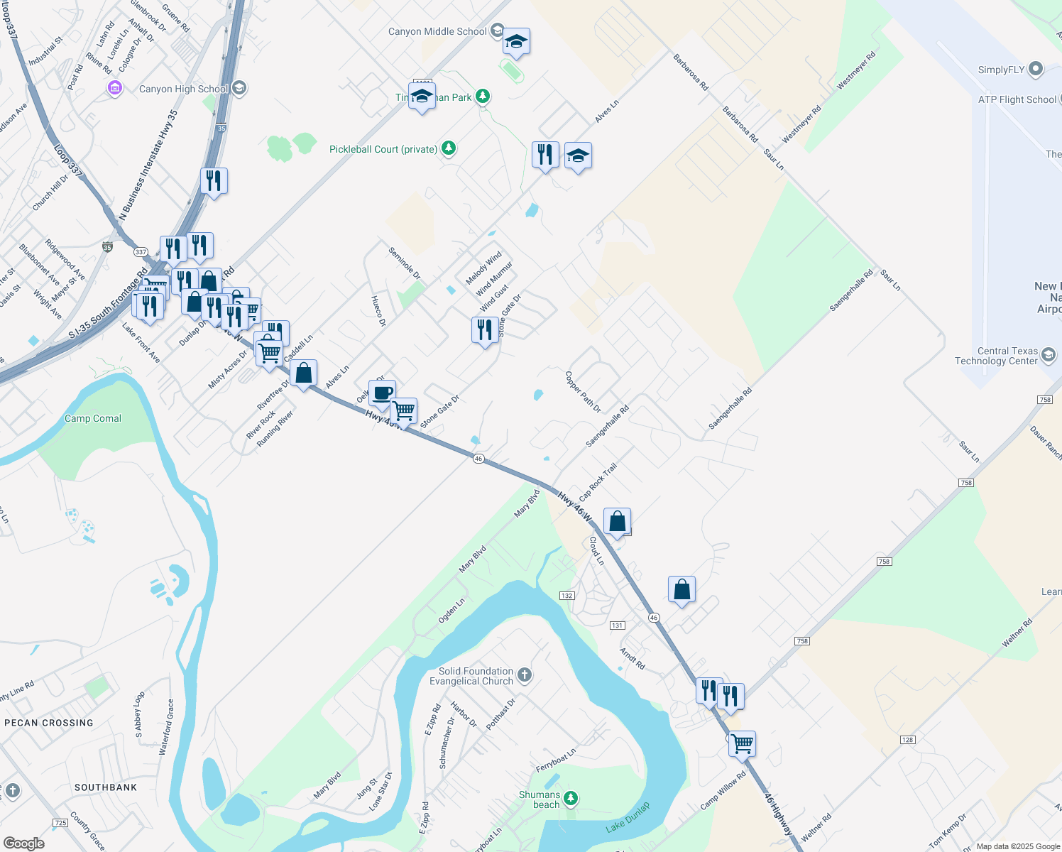 13 Gruene Wald, New Braunfels TX Walk Score