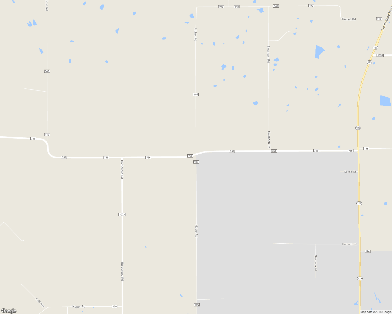 map of restaurants, bars, coffee shops, grocery stores, and more near 8987 Huber Road in Seguin